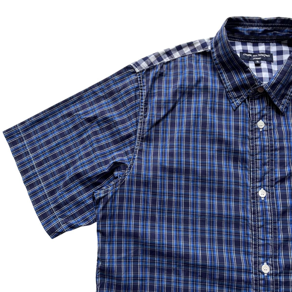 Comme des Garcons × Comme des Garcons Homme × Junya Watanabe SS17 Comme des Garcons Homme Blue Plaid Shirt Size US S / EU 44-46 / 1 - 4 Thumbnail