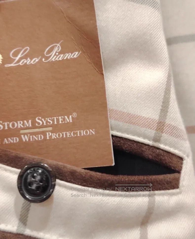 Loro Piana Loro Piana Thick Jacket with Tech Material Wind and Rain P Size US L / EU 52-54 / 3 - 6 Thumbnail
