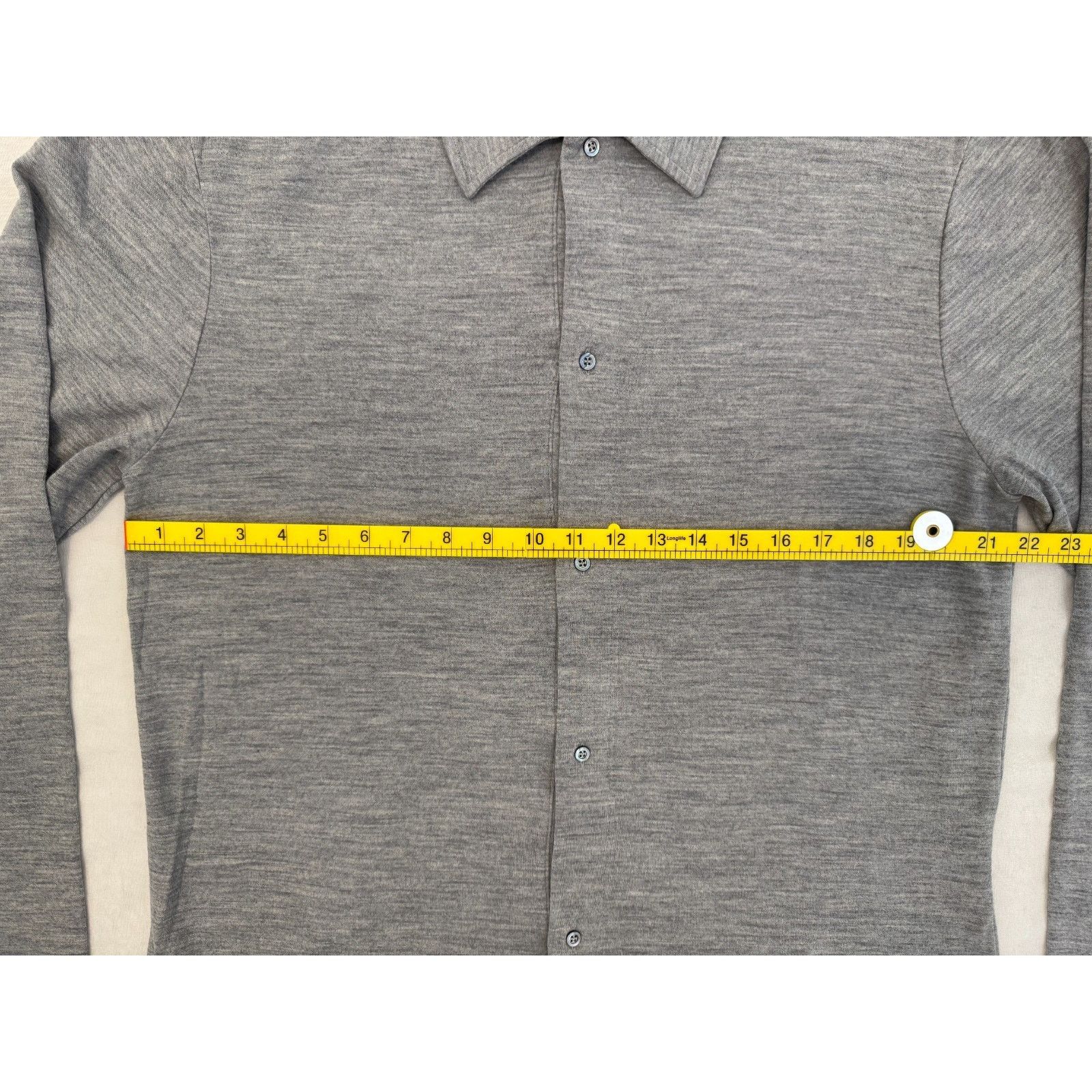 Officine Generale NWOT Officine Generale Wool Cardigan in Heather Gray Size L Size US L / EU 52-54 / 3 - 3 Thumbnail