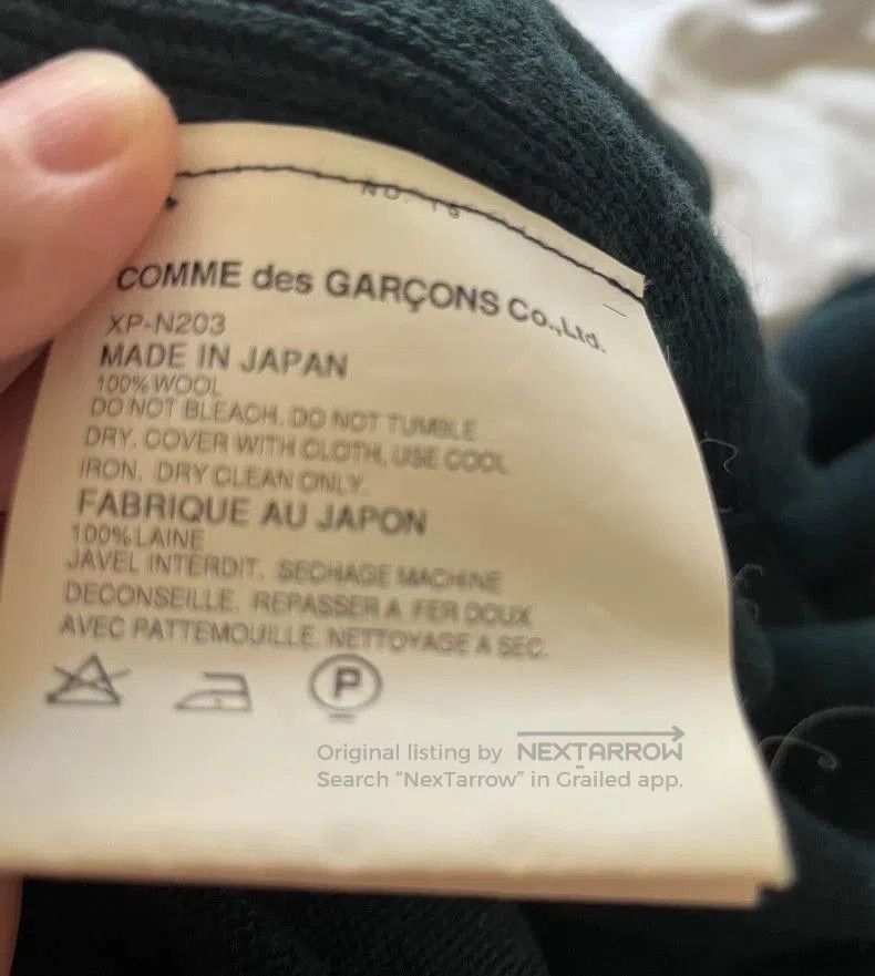 Comme des Garcons Comme des Garcons Ever Green Cashmere Sweater. Size US L / EU 52-54 / 3 - 4 Thumbnail