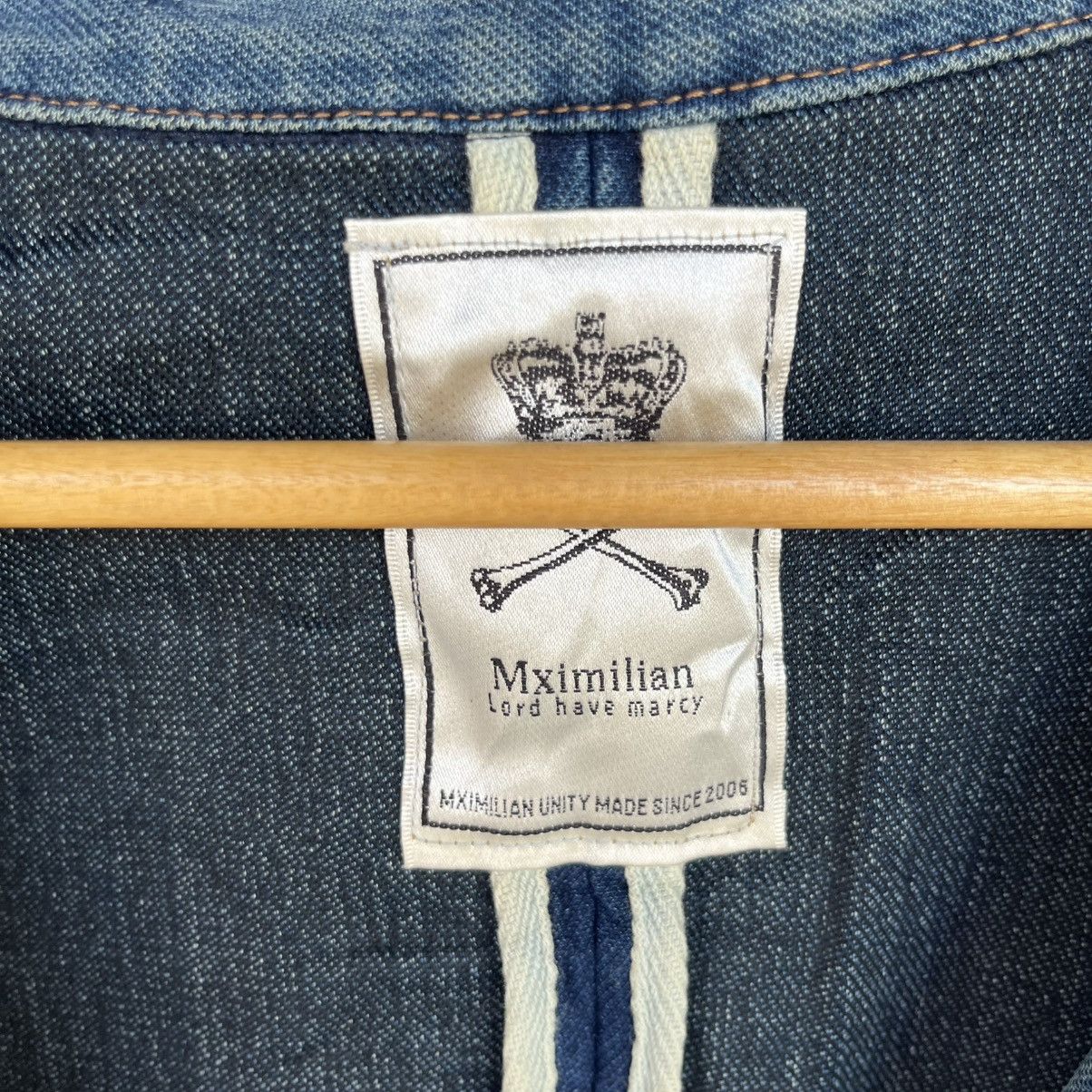 Other Vintage Maximilian Blue Denim Blazer With A Relaxed Fit Sz M Size US M / EU 48-50 / 2 - 5 Thumbnail