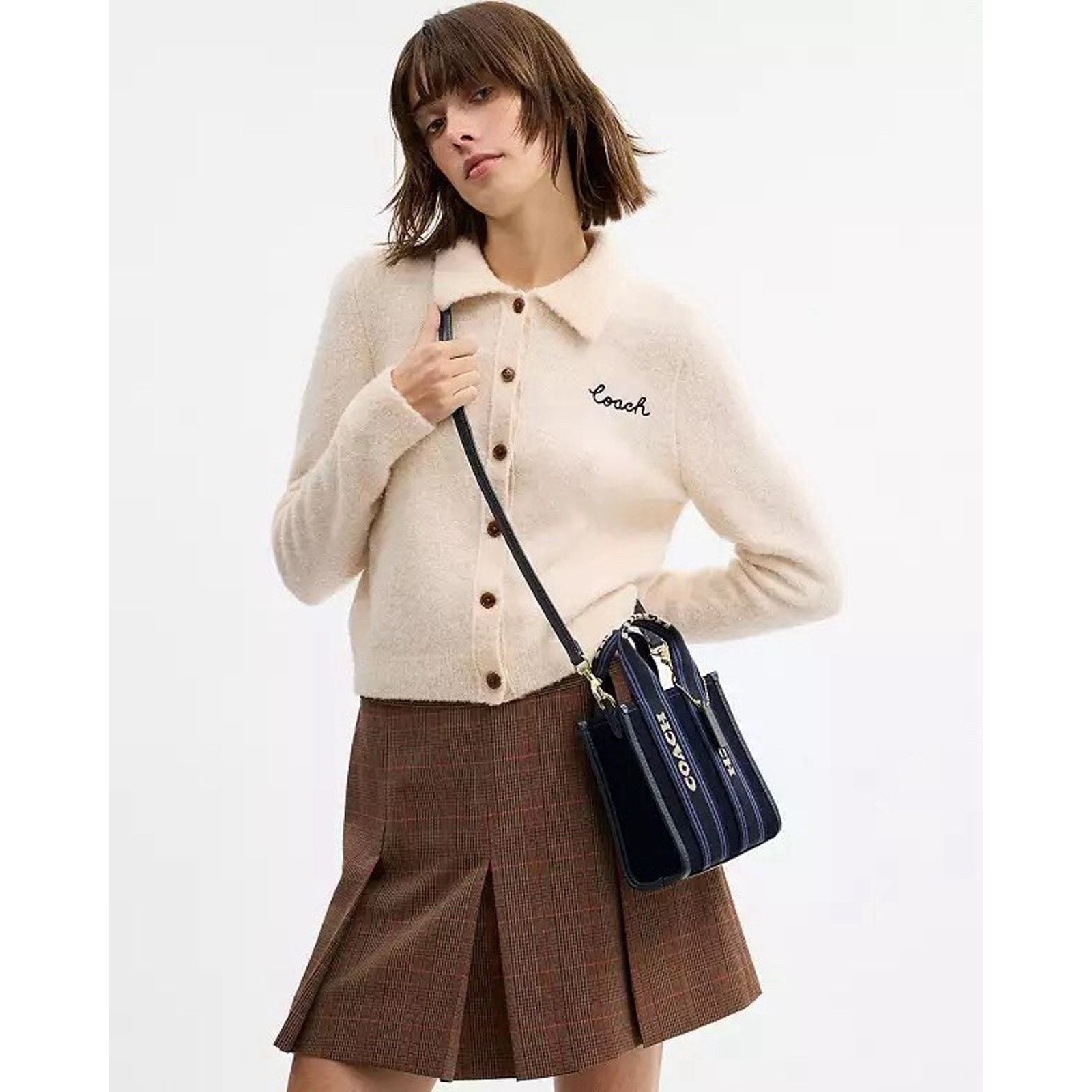 Coach NWT Coach Smith Mini Tote Bag CCL74 Dark Denim Size ONE SIZE - 10 Thumbnail