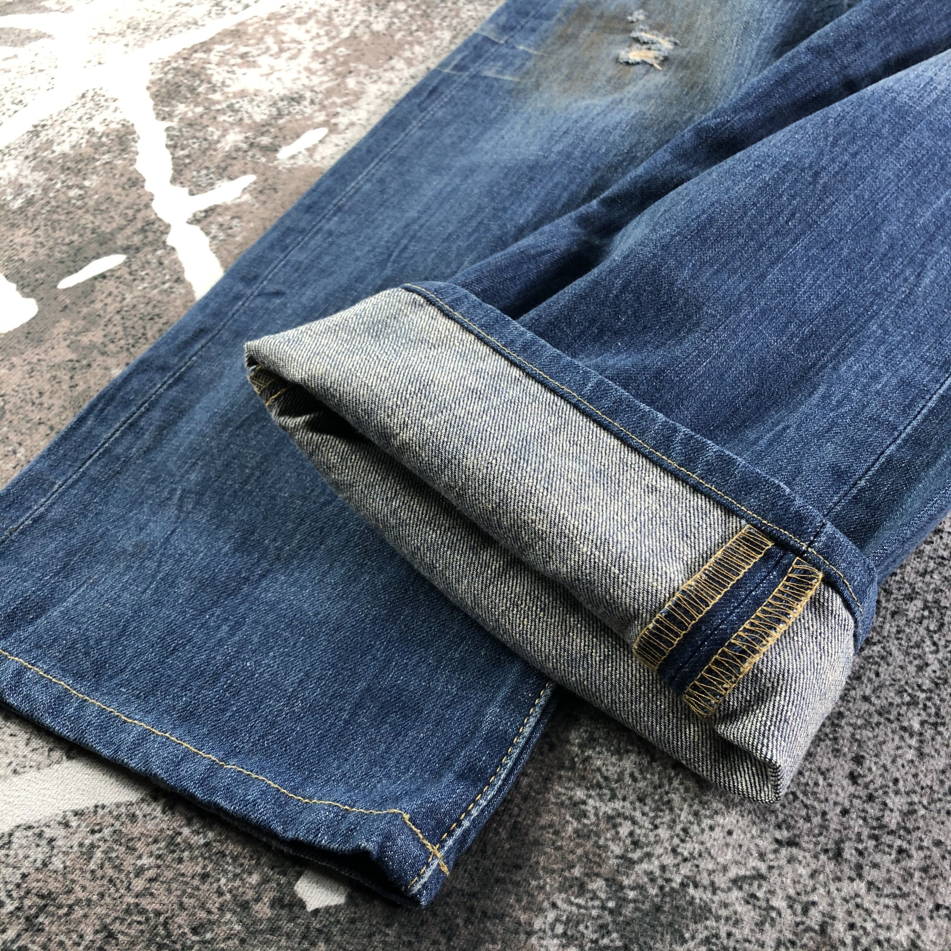 Levi's Vintage Levis 501 Jeans Dirty Blue Denim KJ2421 Size US 32 / EU 48 - 6 Thumbnail