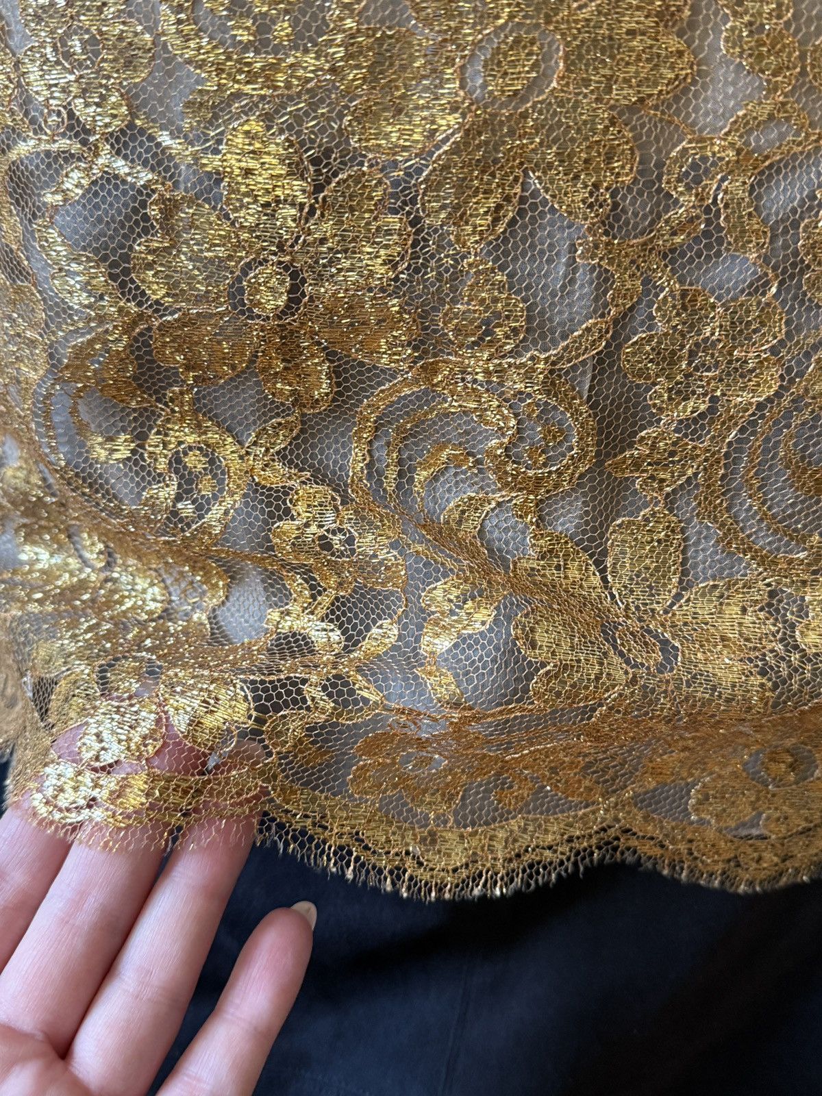 Dior Christian Dior blouse, Fall 1994/1995, size 40/8, golden Size S / US 4 / IT 40 - 5 Thumbnail