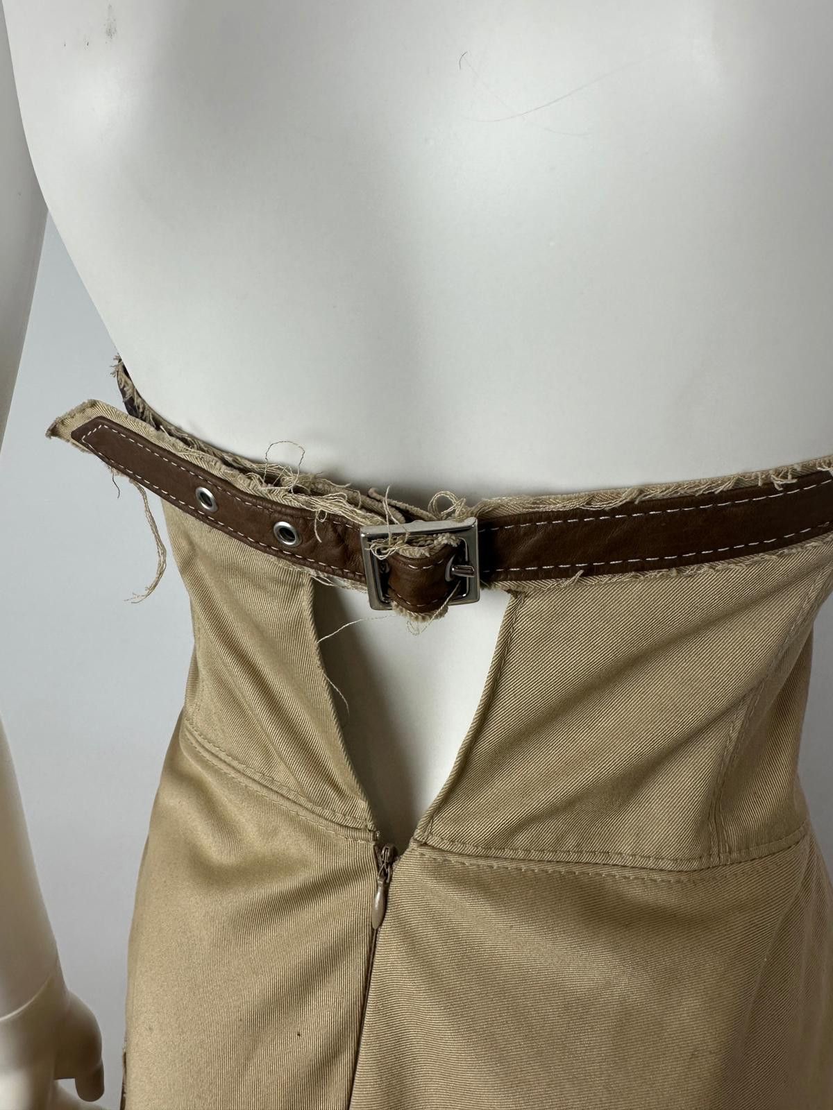 Dsquared2 DSquared² S/S 2006 Western Leather Detail Dress Size S / US 4 / IT 40 - 5 Thumbnail