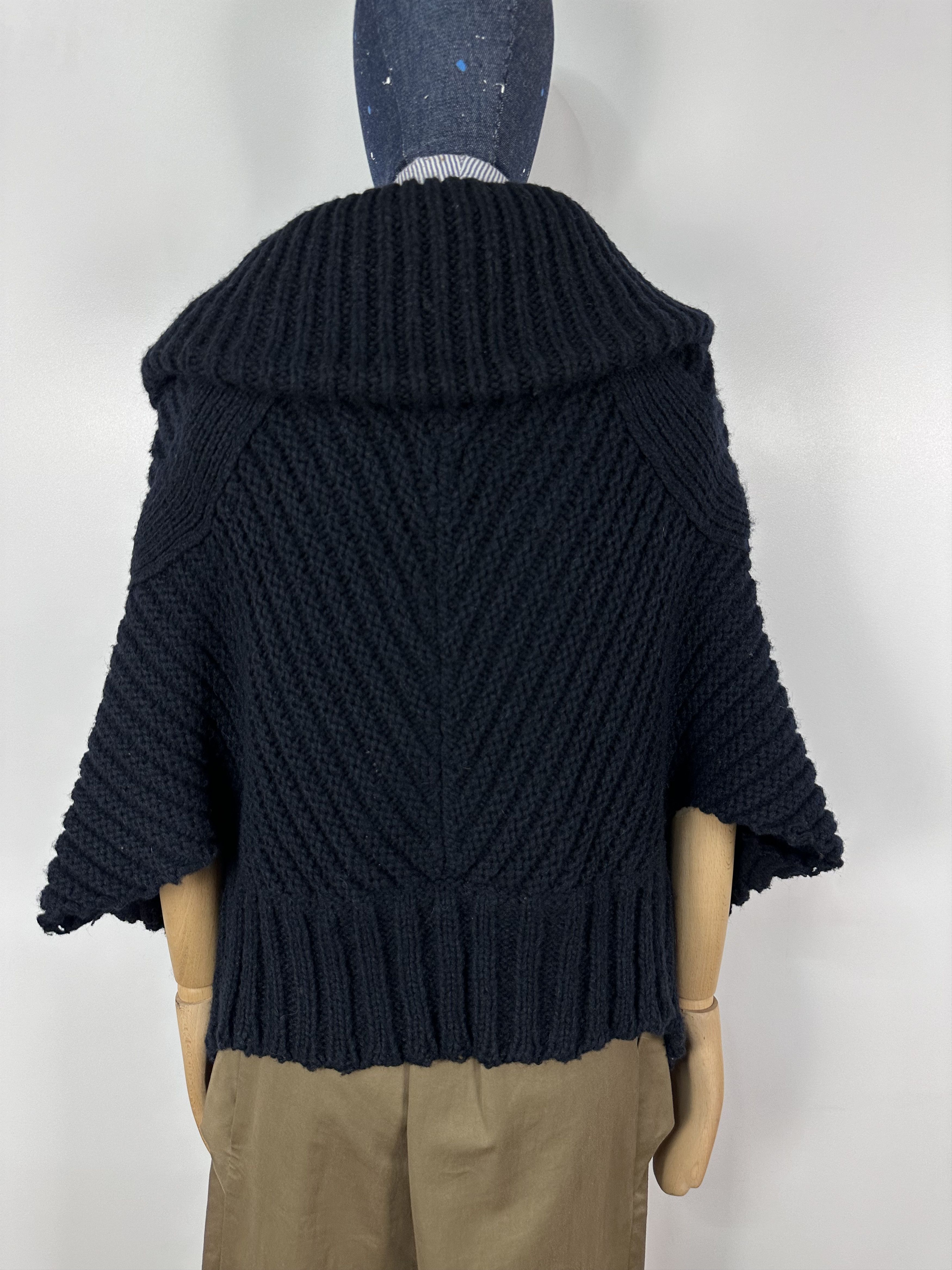 G-Star G Star Raw Keys Shrug Blue Knit Chunky Knit Sleeveless Shrug Size M / US 6-8 / IT 42-44 - 6 Thumbnail