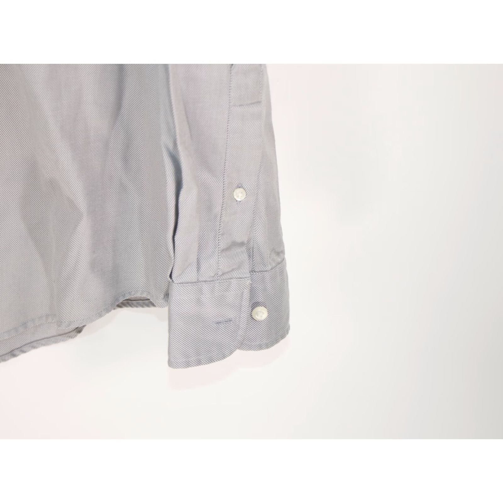 Vintage VINTAGE Kenneth Roberts Platinum Men's Button-Up Shirt Sz 17.5 Gray Cotton 80s Formal Casual Size US XL / EU 56 / 4 - 4 Thumbnail