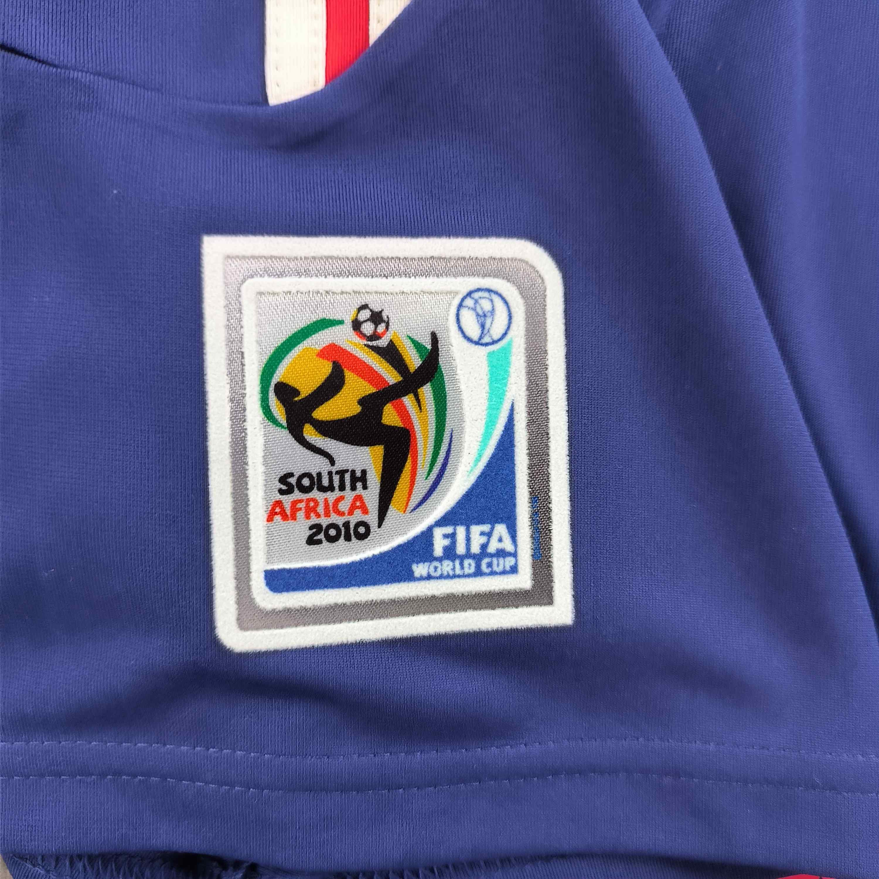 France 2010-11 Adidas home Ribery football jersey size XXL