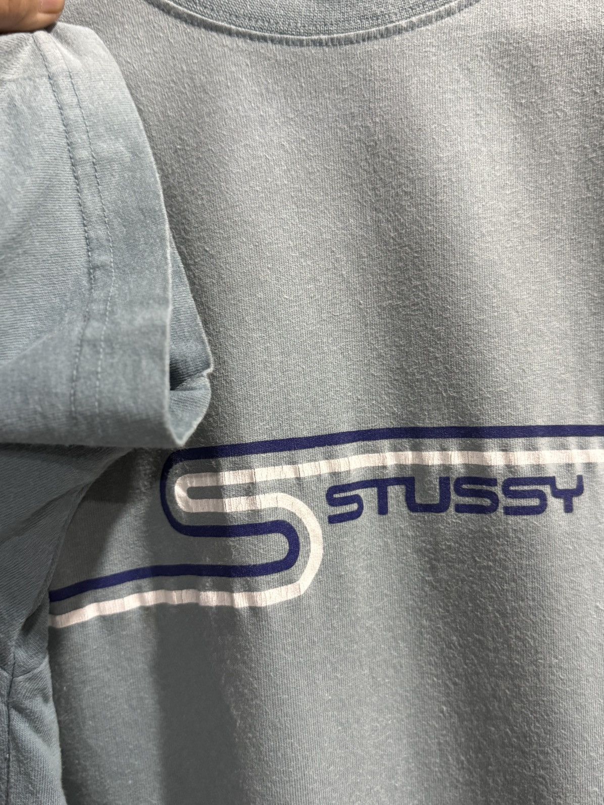 Stussy × Vintage Vintage 90s Stussy Skateboard Faded Australia Tee Size US M / EU 48-50 / 2 - 5 Thumbnail