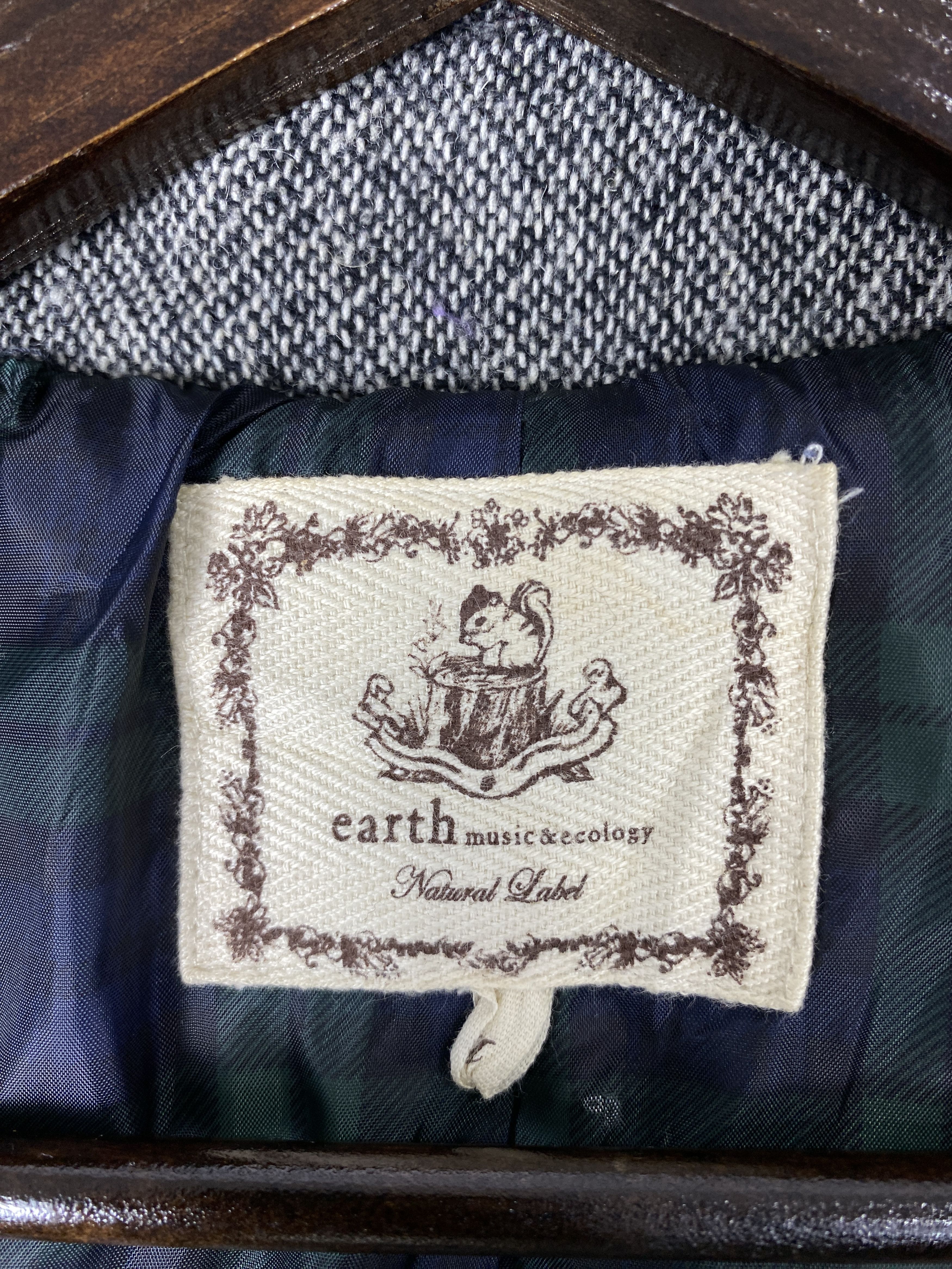 Japanese Brand × Vintage Vintage Earth Music & Ecology Jacket Size US XS / EU 42 / 0 - 10 Thumbnail