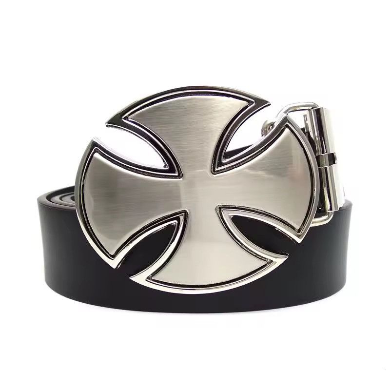 Other Cross Gothic Punk Metal Belt Buckle Size ONE SIZE - 1 Thumbnail