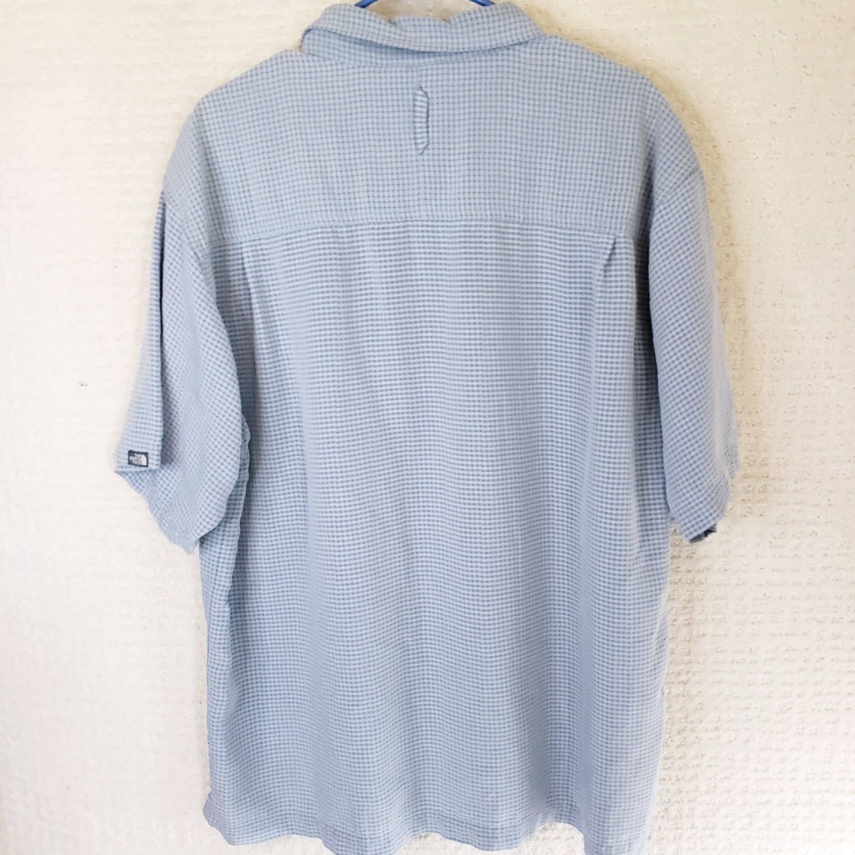 The North Face The North Face Shirt Button-Up Short Sleeve Check Blue XL Men Modern Outdoors Hiking Camping Adventure Mens Regular Fit Size US XL / EU 56 / 4 - 7 Thumbnail