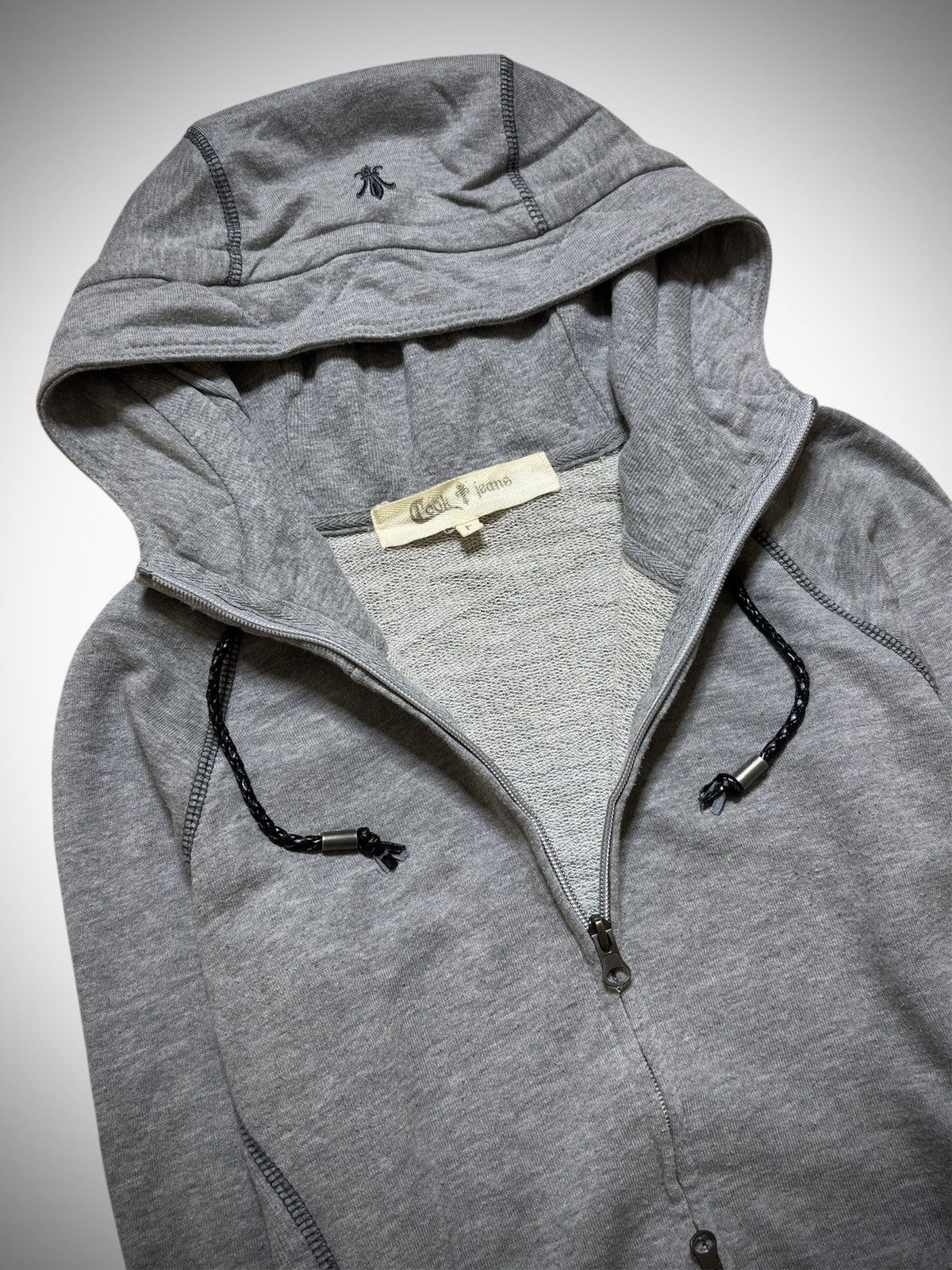 Japanese Brand 2000’s Cook Jeans - Double Zip Hoodie Size US M / EU 48-50 / 2 - 3 Thumbnail