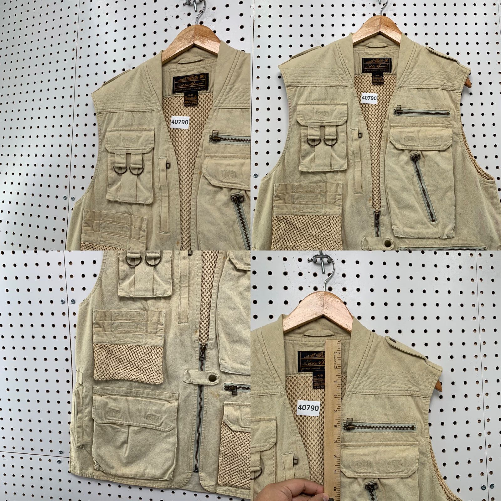 Eddie Bauer VTG Eddie Bauer Down Puffer Vest Jacket Mens XL Brown USA 24.5x29 Vintage Down Vest Puffer Jacket Mens XL Brown USA 90s Size US XL / EU 56 / 4 - 8 Thumbnail