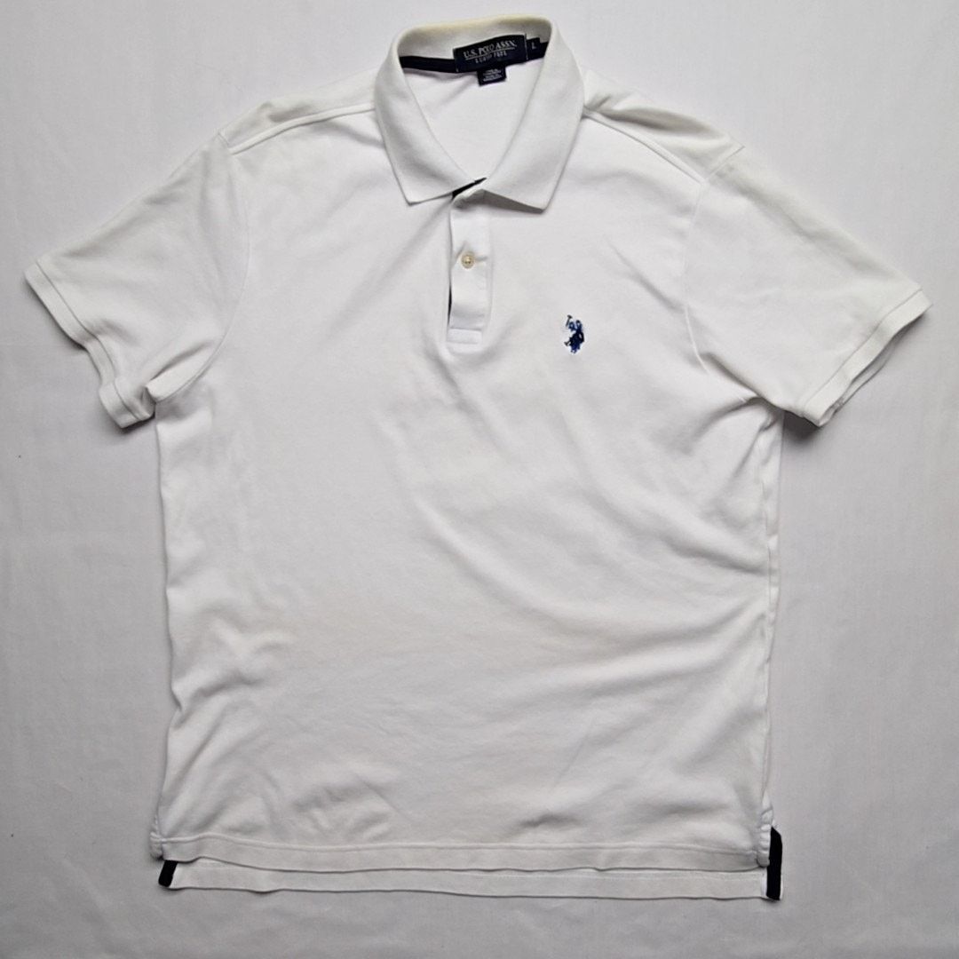 U.S. Polo Assn. U.S. Polo Assn Shirt White Polo Embroidered Logo L Tee Size US L / EU 52-54 / 3 - 1 Thumbnail