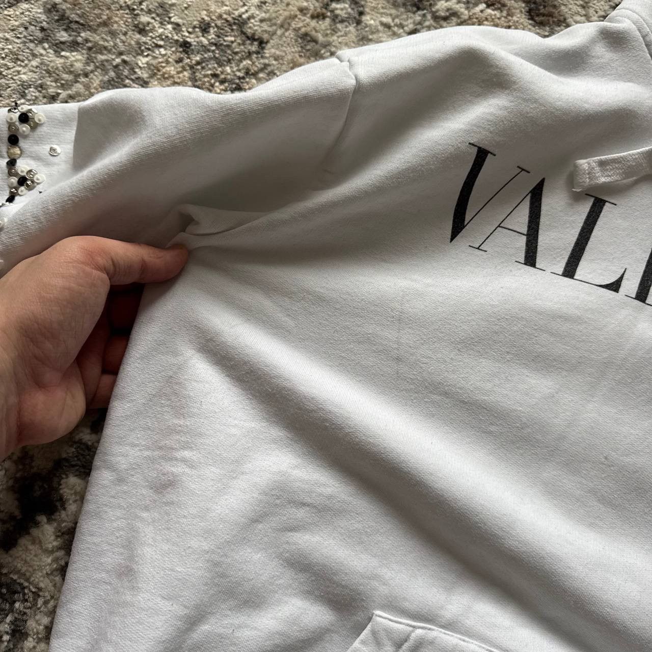 Valentino Rare Valentino Garavani sequin hoodie Size S / US 4 / IT 40 - 7 Thumbnail