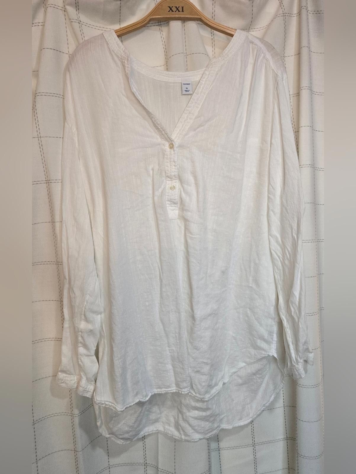 Old Navy Old Navy Cotton Blend Tunic Size XL / US 12-14 / IT 48-50 - 2 Thumbnail