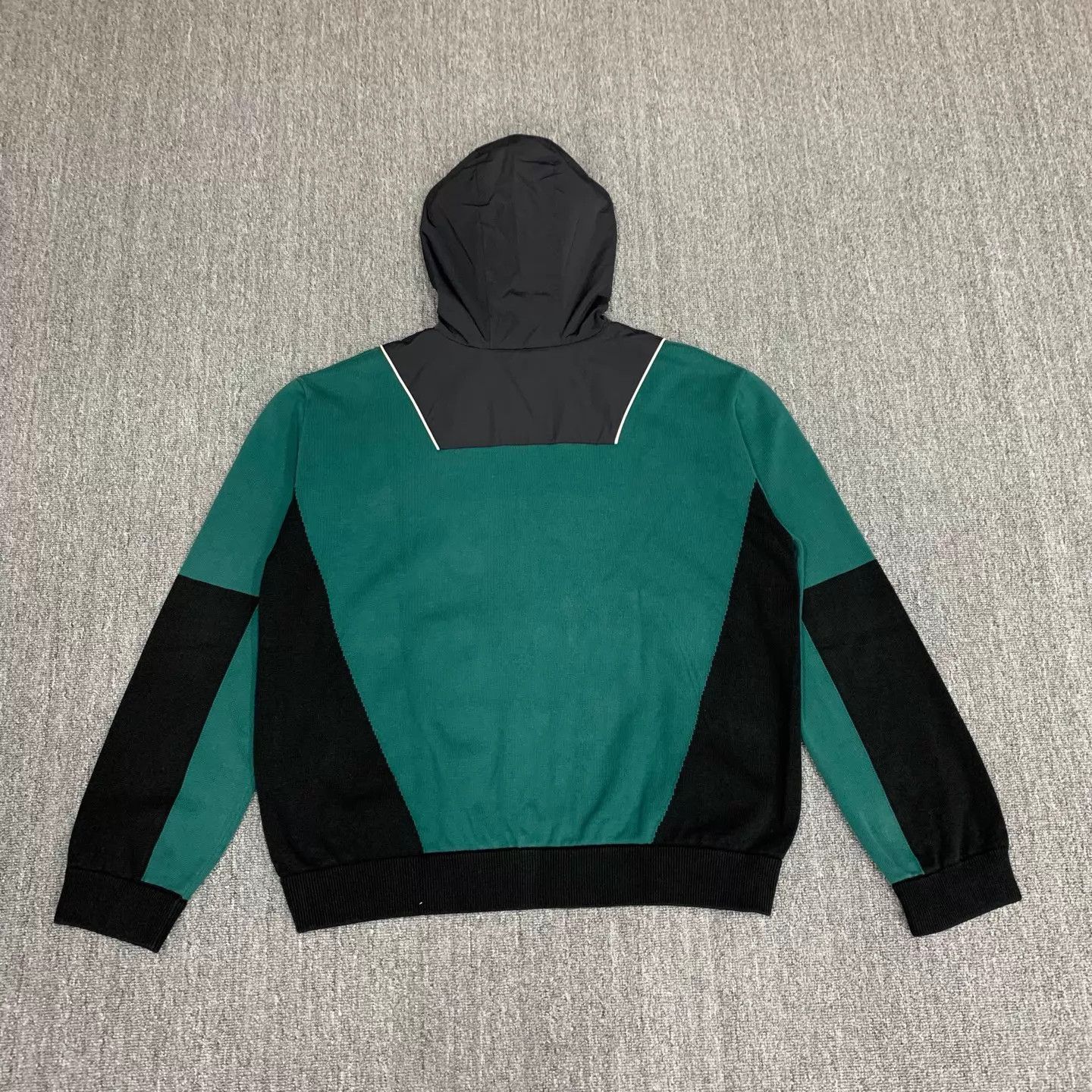 Louis Vuitton LV black green colorblocked zip jacket XL 95new Size US XL / EU 56 / 4 - 2 Thumbnail