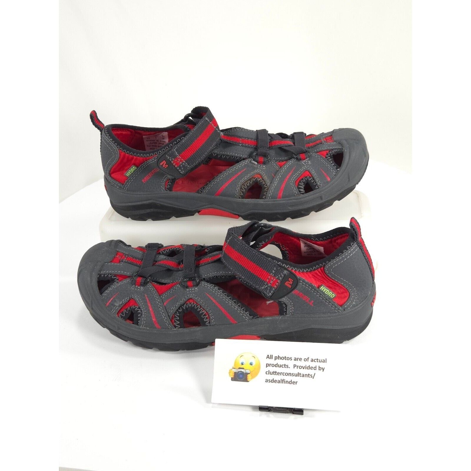 Merrell Merrell Hydro Adjustable Sandal Mens Size 6 MY55688 Gray Red Size US 6 / EU 39 - 5 Thumbnail