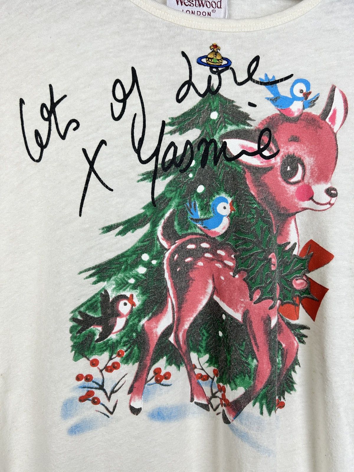 Vivienne Westwood Archive Vivienne Westwood Bambi Deer Xmas 2010 T-Shirt M Size US M / EU 48-50 / 2 - 2 Thumbnail