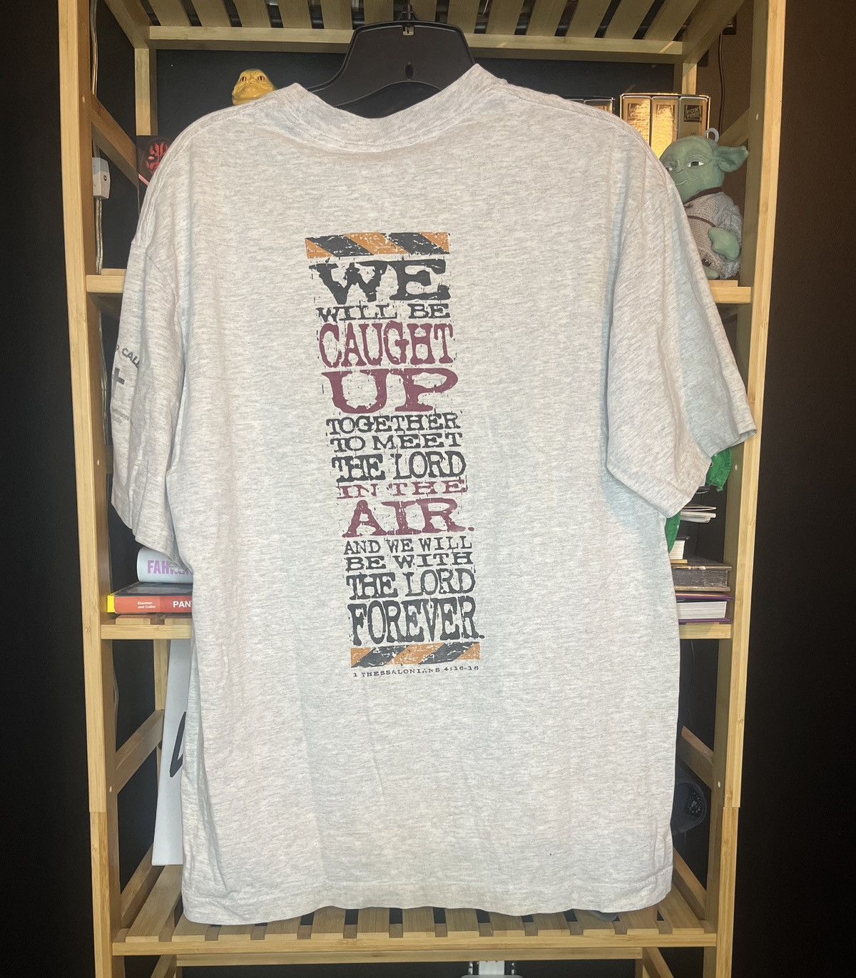 Other Vintage 1995 Rapture Warning Religious T Shirt single stitch Size US L / EU 52-54 / 3 - 6 Thumbnail