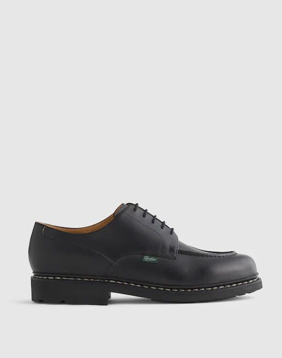 Paraboot Chambord Leather Derby Shoes Size US 11 / EU 44 - 2 Thumbnail
