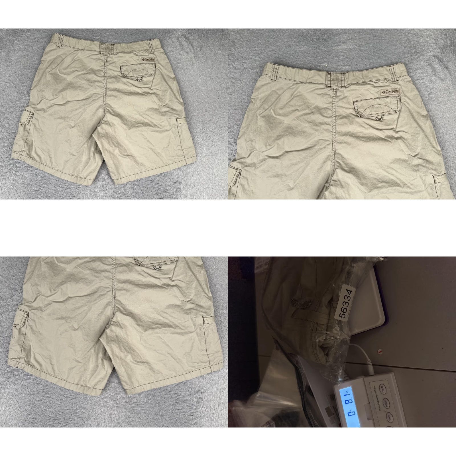 Vintage Columbia Cargo Shorts Womens 12 Beige Twill Hiking 8 Inseam Pockets Outdoor Size 34" / US 12 / IT 48 - 9 Thumbnail