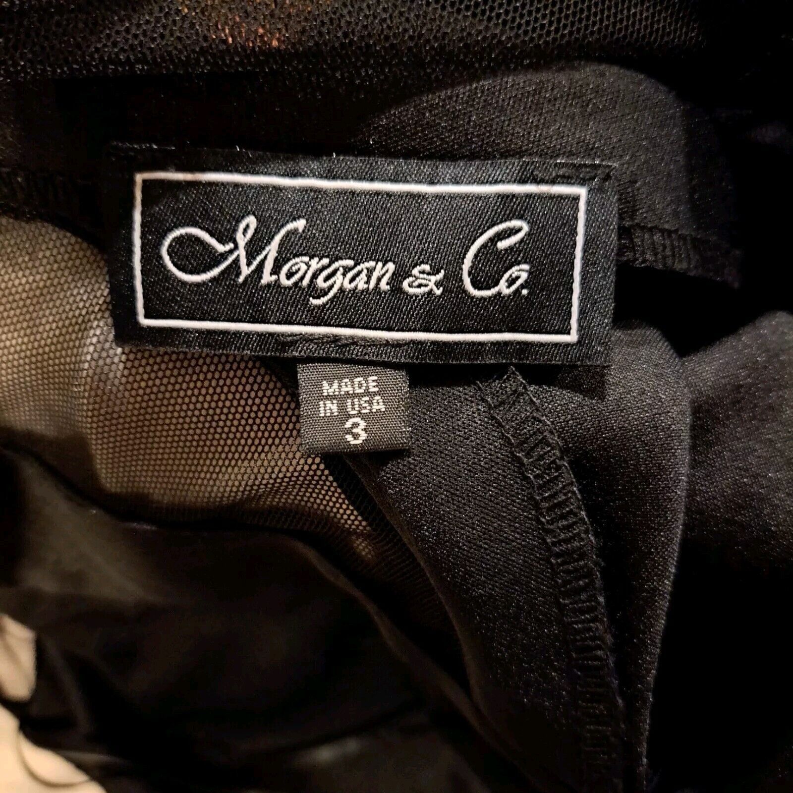 Other Morgan & Co. Junior Scuba Crepe Body-Con Dress Black Sz 3 Size S / US 4 / IT 40 - 13 Thumbnail