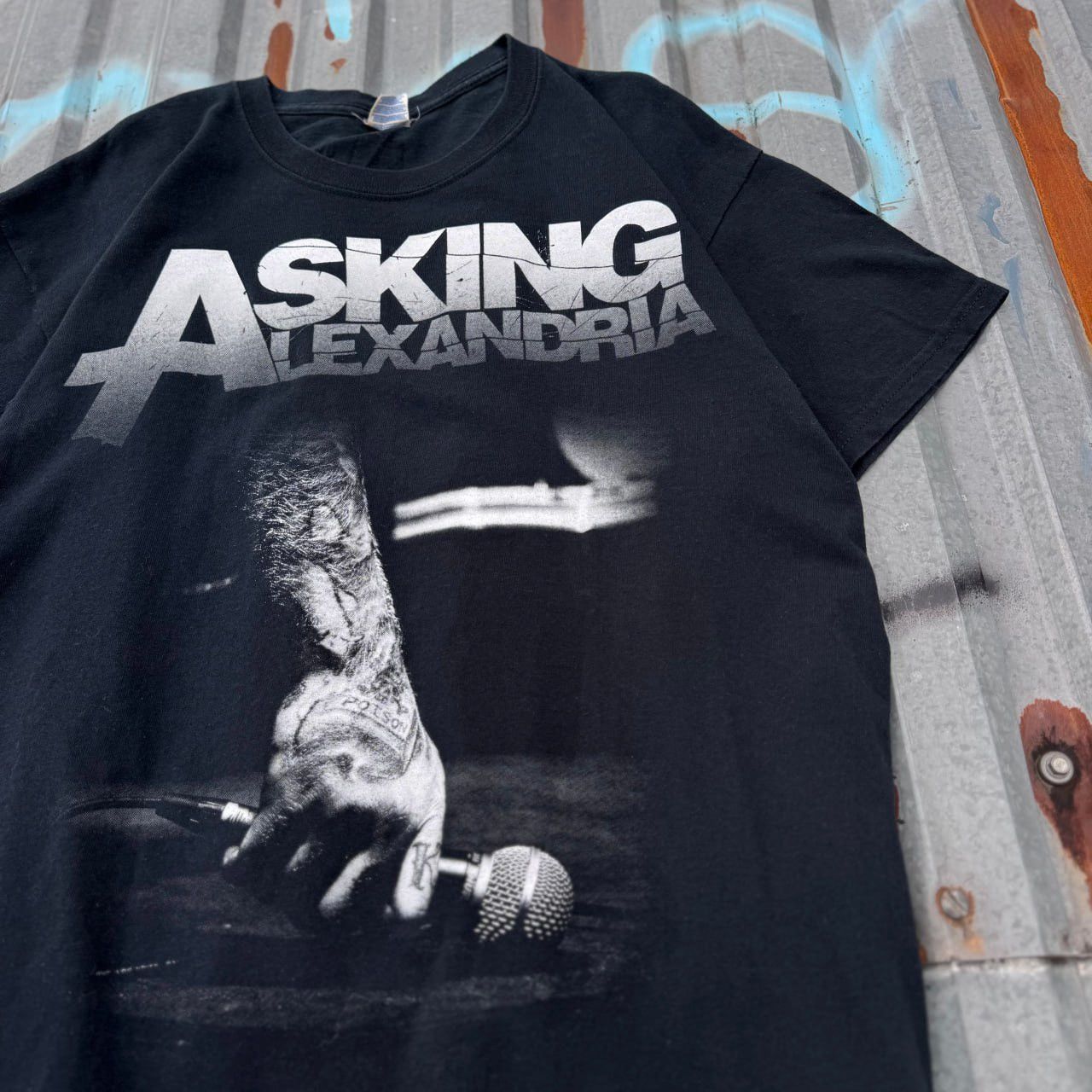Band Tees Vintage 00s Asking Alexandria rock band tee y2k og rare hype Size US XL / EU 56 / 4 - 2 Thumbnail