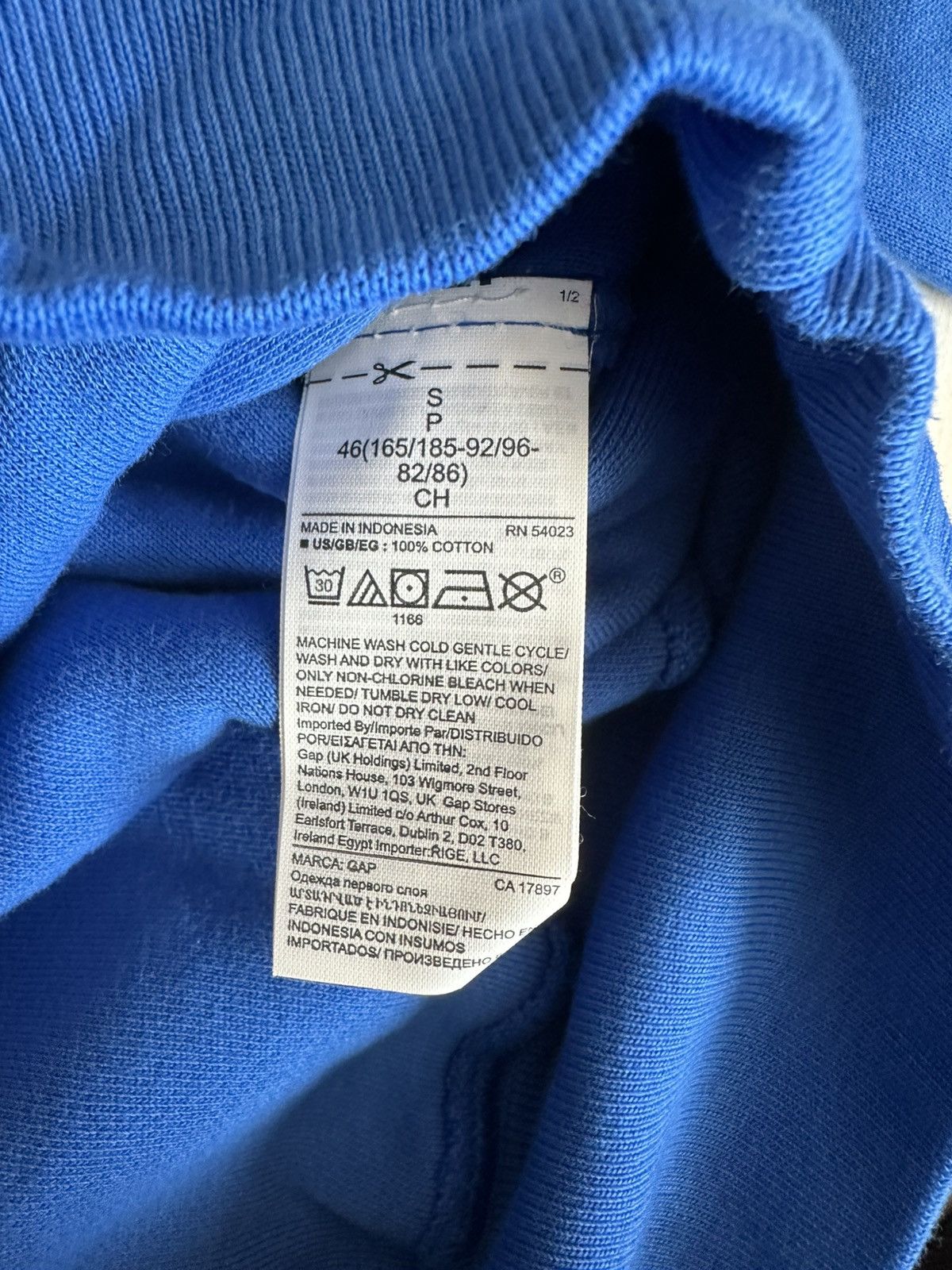 Gap × Yeezy NEW Yeezy X GAP Perfect Hoodie Blue Small Size US S / EU 44-46 / 1 - 8 Thumbnail