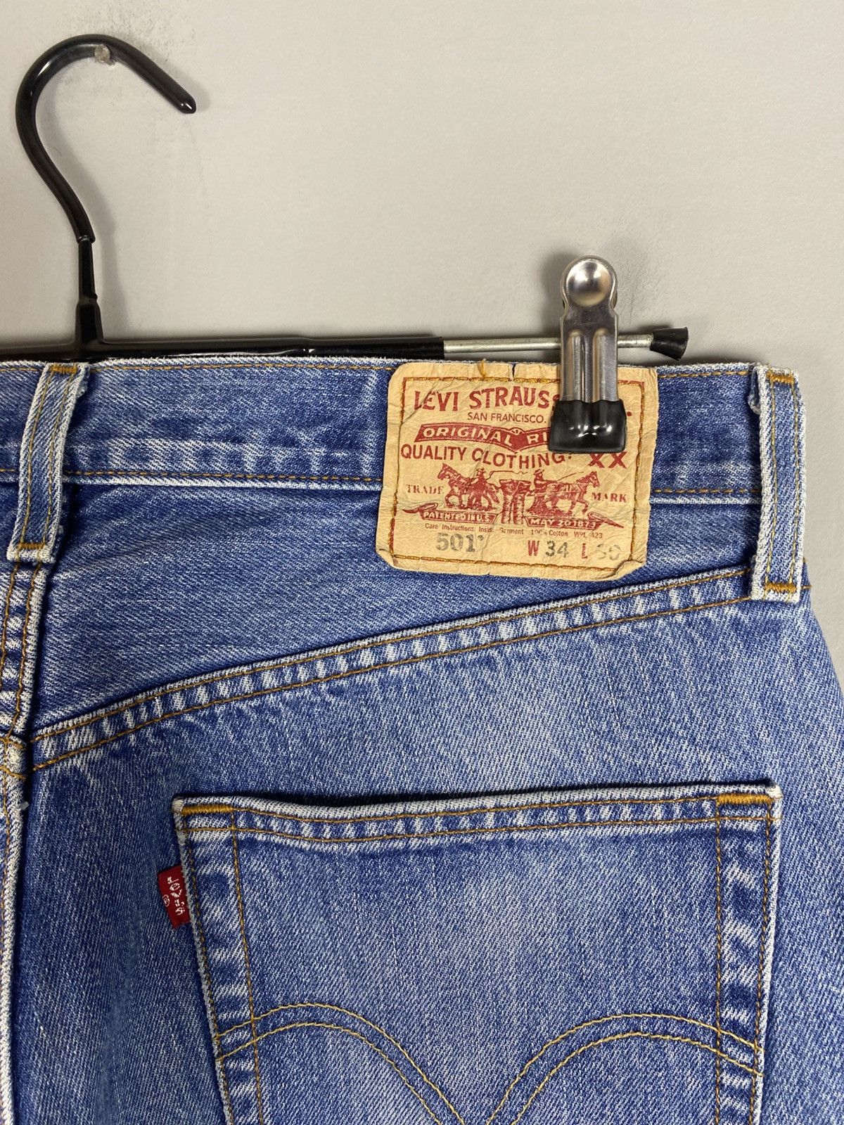 Levi's Vintage 90s Levi’s 501 jeans denim Size US 34 / EU 50 - 5 Thumbnail