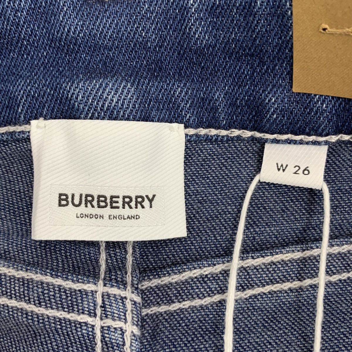 Burberry Burberry Blue Cotton Denim Pants K26WX Size 26" / US 2 / IT 38 - 8 Thumbnail