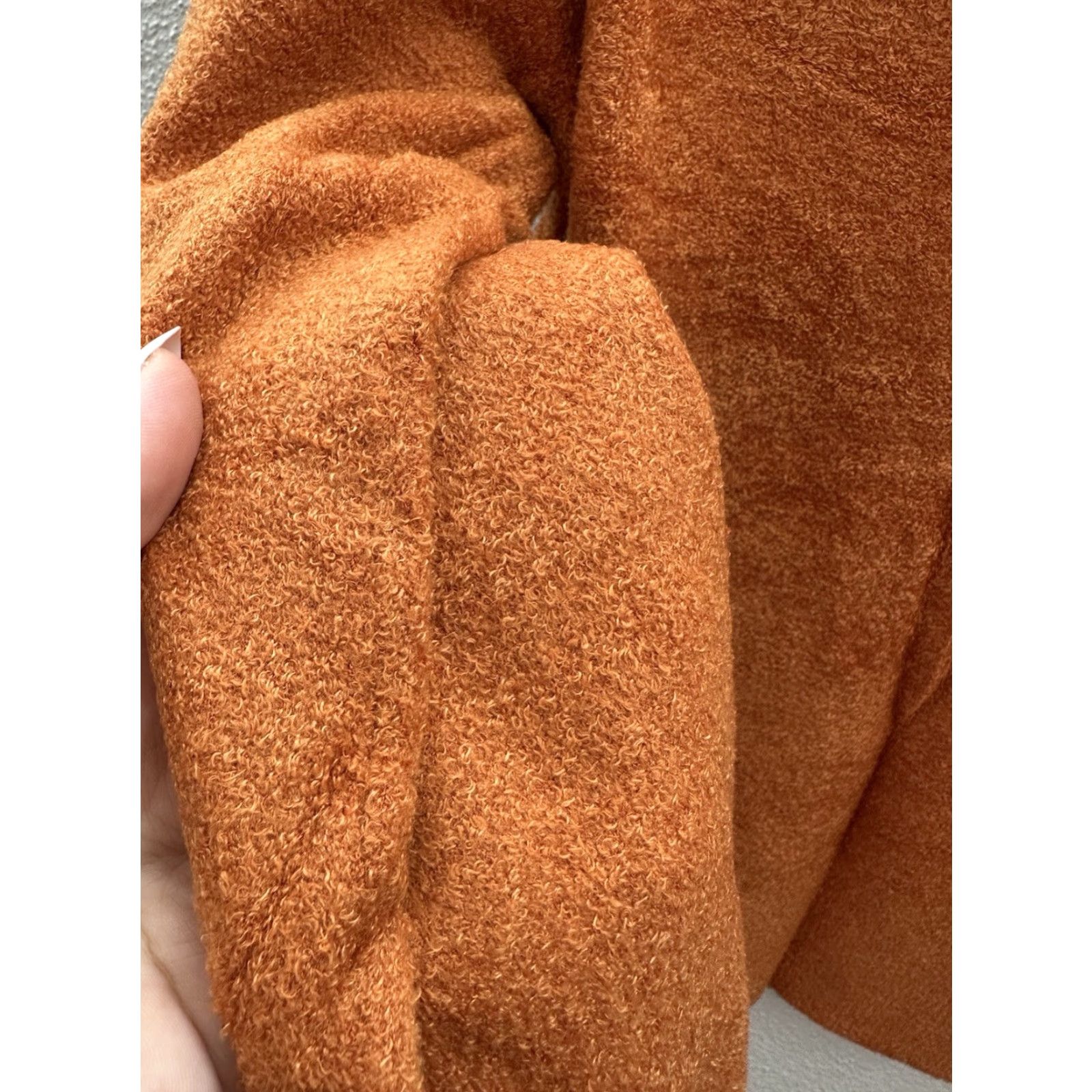 Jim Thompson VINTAGE Norm Thompson Womens Sweater Orange Long Sleeve Turtleneck Size Large Pullover Knitted Knit-Style All Seasons 90s City Classic Womens Size L / US 10 / IT 46 - 6 Thumbnail
