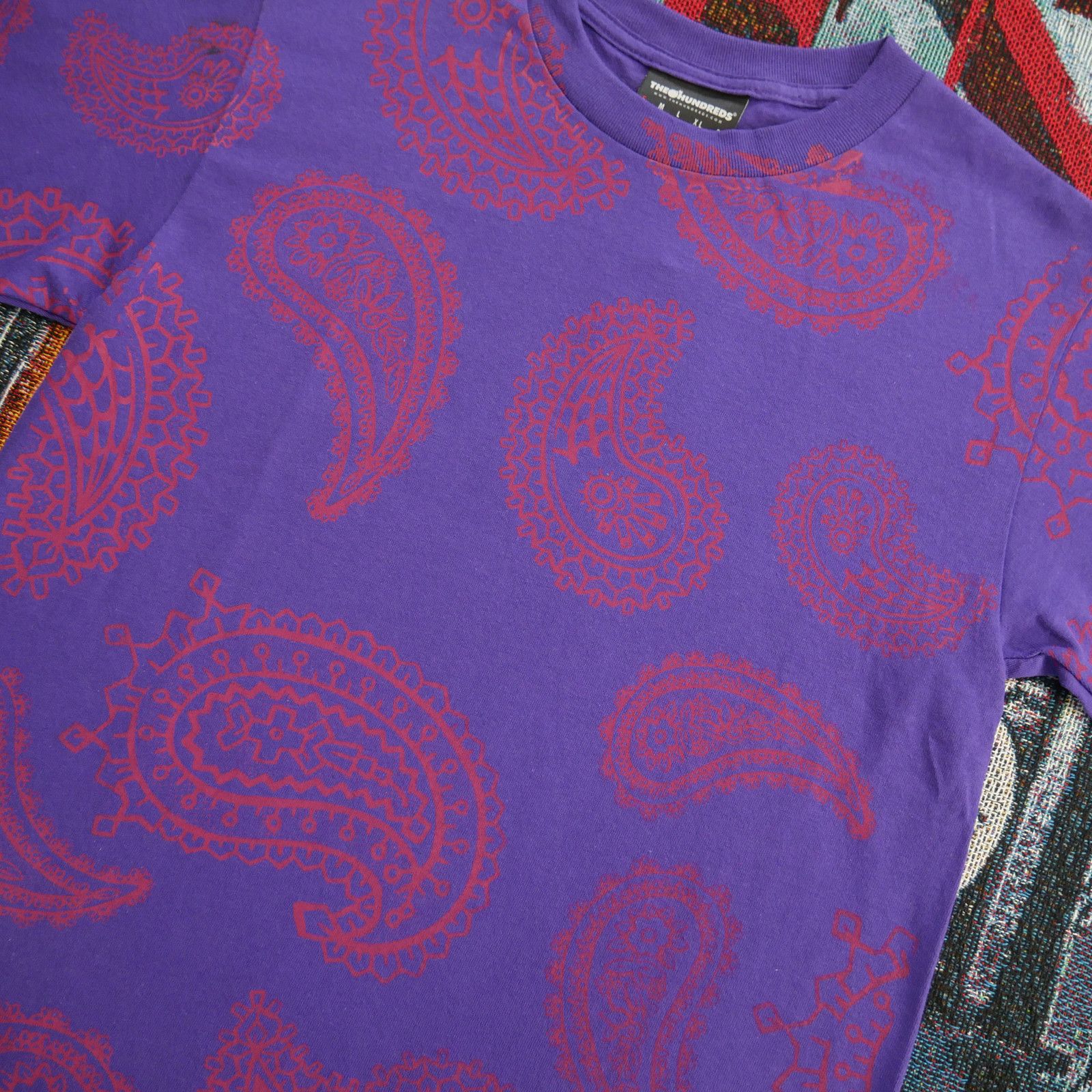 Joshua Vides × The Hundreds The Hundreds x Joshua Vides Paisley Tee Size US S / EU 44-46 / 1 - 3 Thumbnail