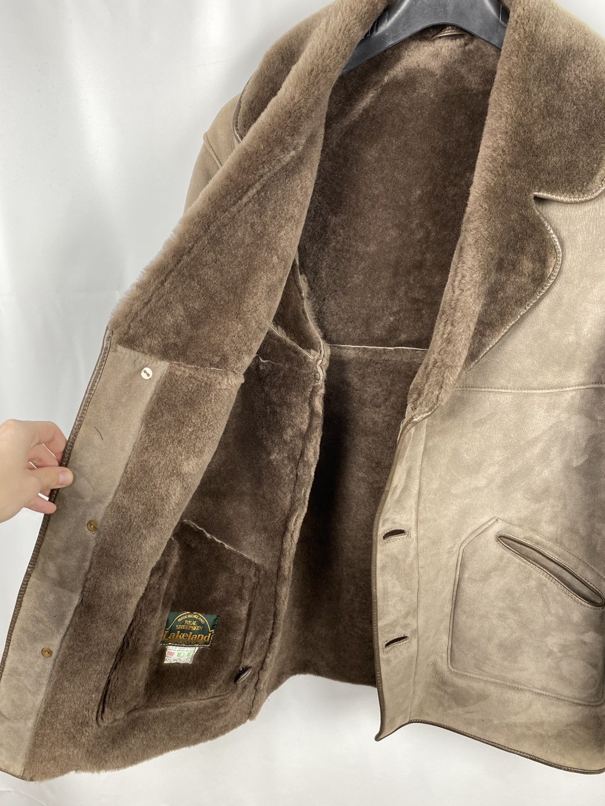 Vintage Lakeland Vintage Sheepskin Coat Men Real Shearling size 52 Size US L / EU 52-54 / 3 - 13 Thumbnail
