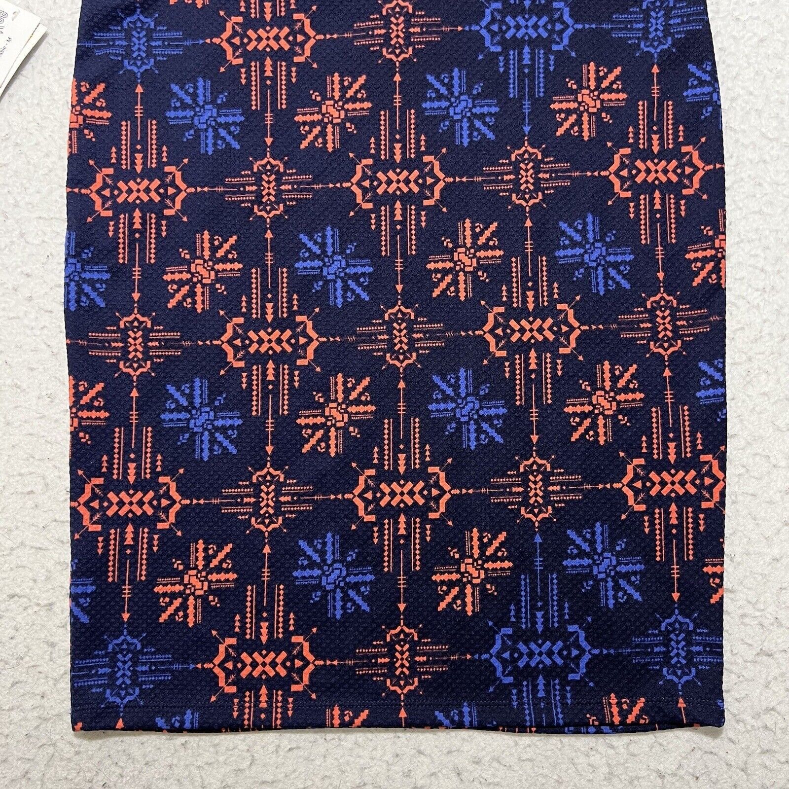 Other LuLaRoe Cassie Medium Pencil Skirt Diamond Geometric Stretch Size 32" / US 10 / IT 46 - 8 Thumbnail