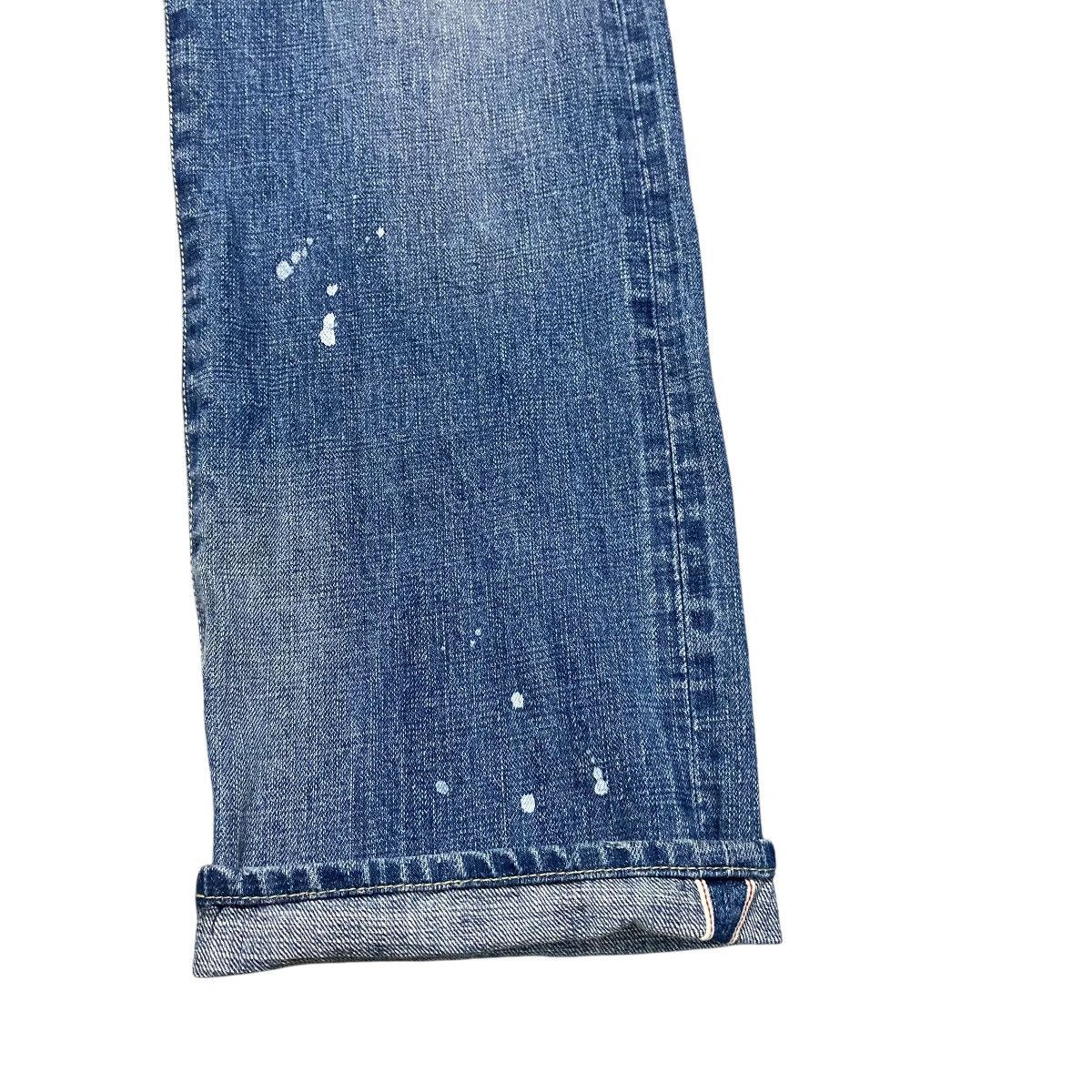 Japanese Brand GLOBAL WALK Distressed Denim Selvedge Jeans Size US 33 - 11 Thumbnail