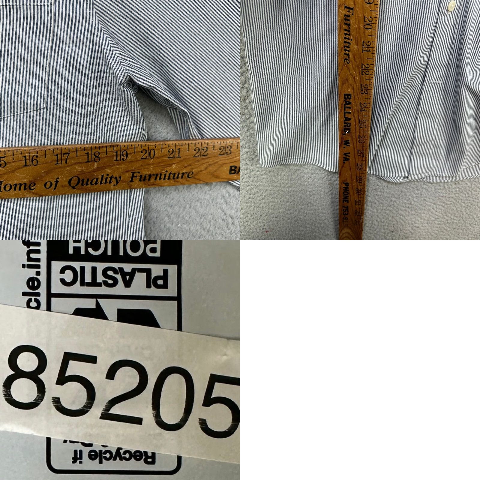 Eddie Bauer Eddie Bauer Mens Small Shirt Button Down Blue White Striped Pocket Authentic EUC Size US S / EU 44-46 / 1 - 8 Thumbnail