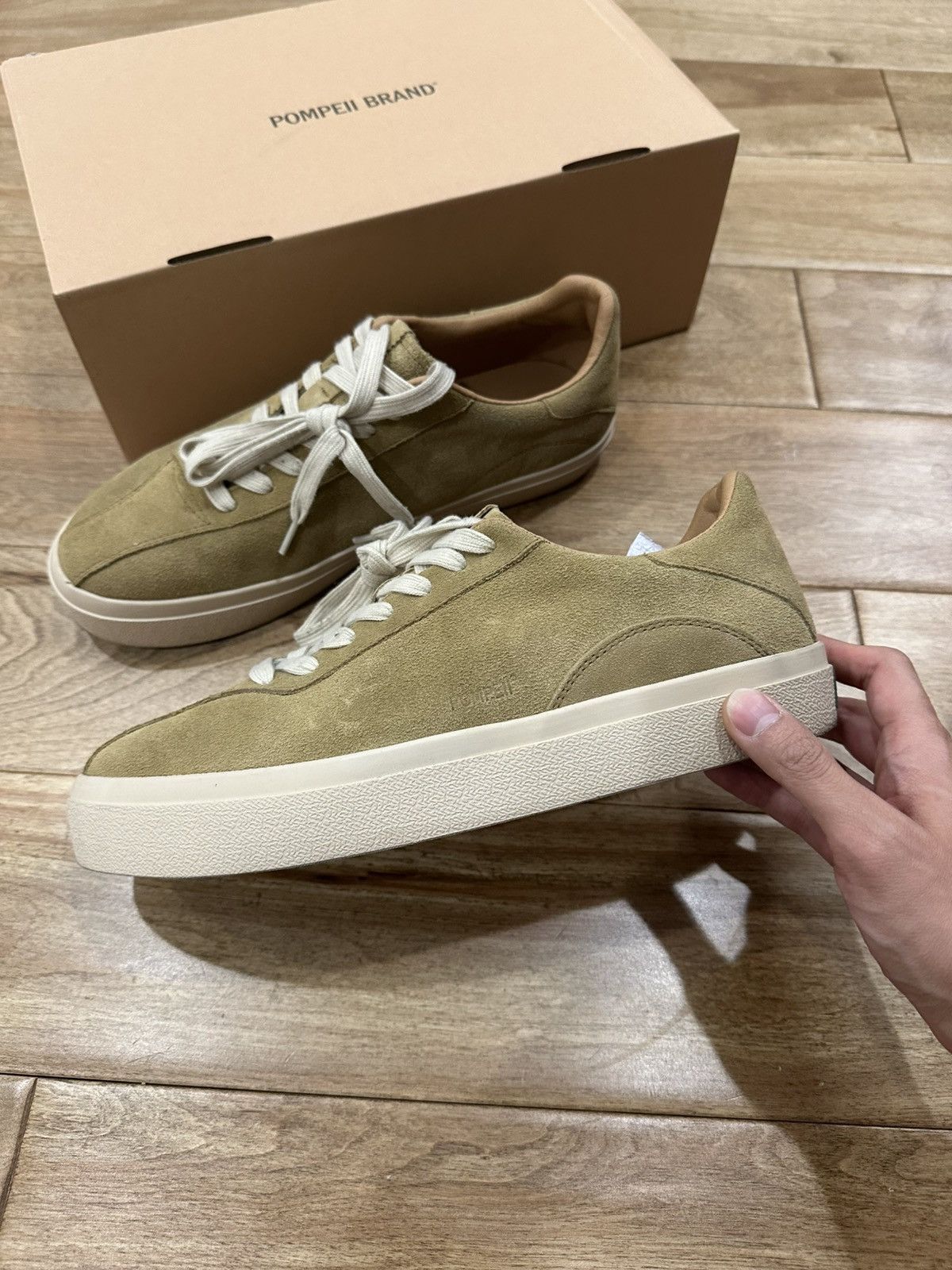 Designer Pompeii Suede Low top sneaker Size US 9.5 / EU 42-43 - 3 Thumbnail