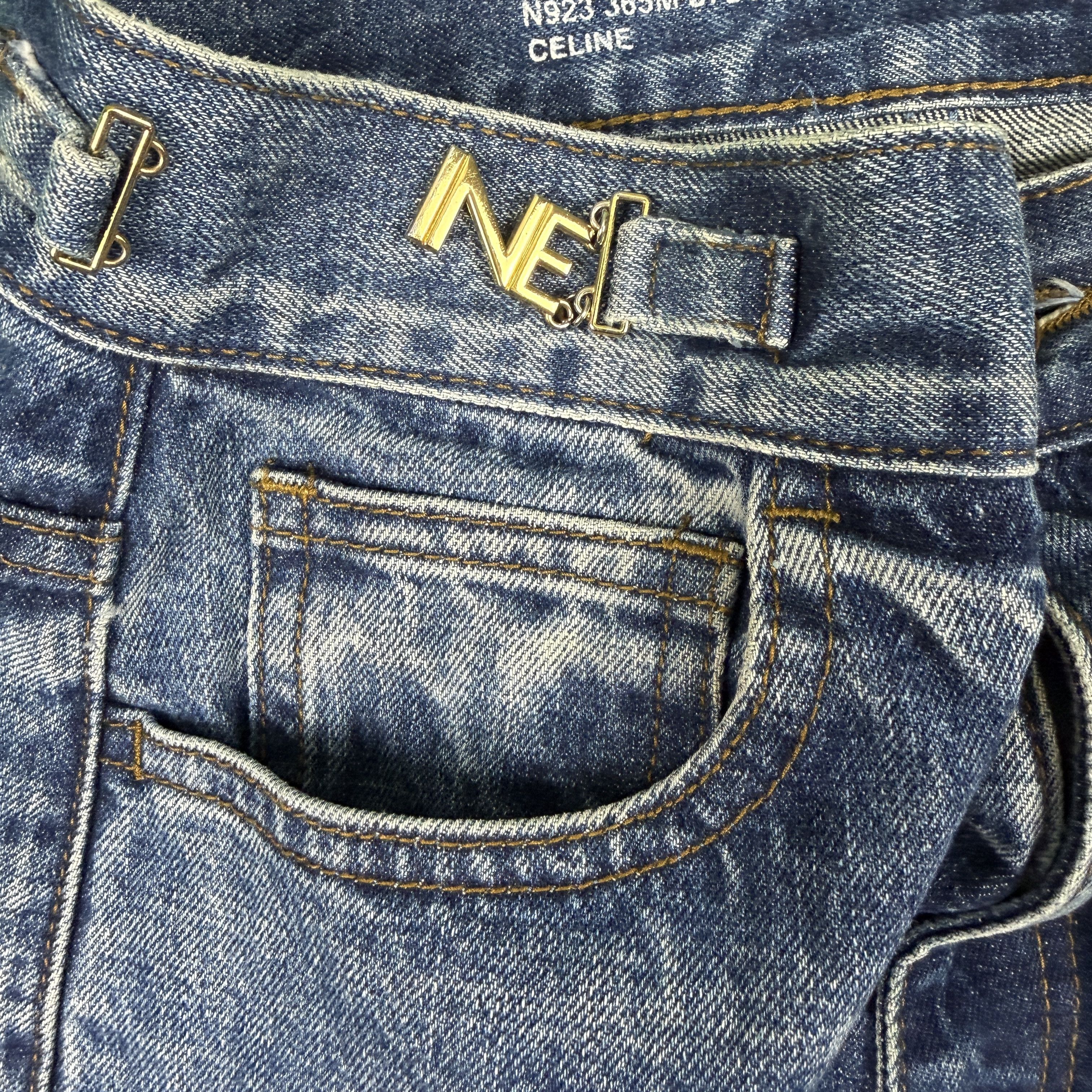 Celine Celine Wide Leg Jeans Size 29" - 4 Thumbnail