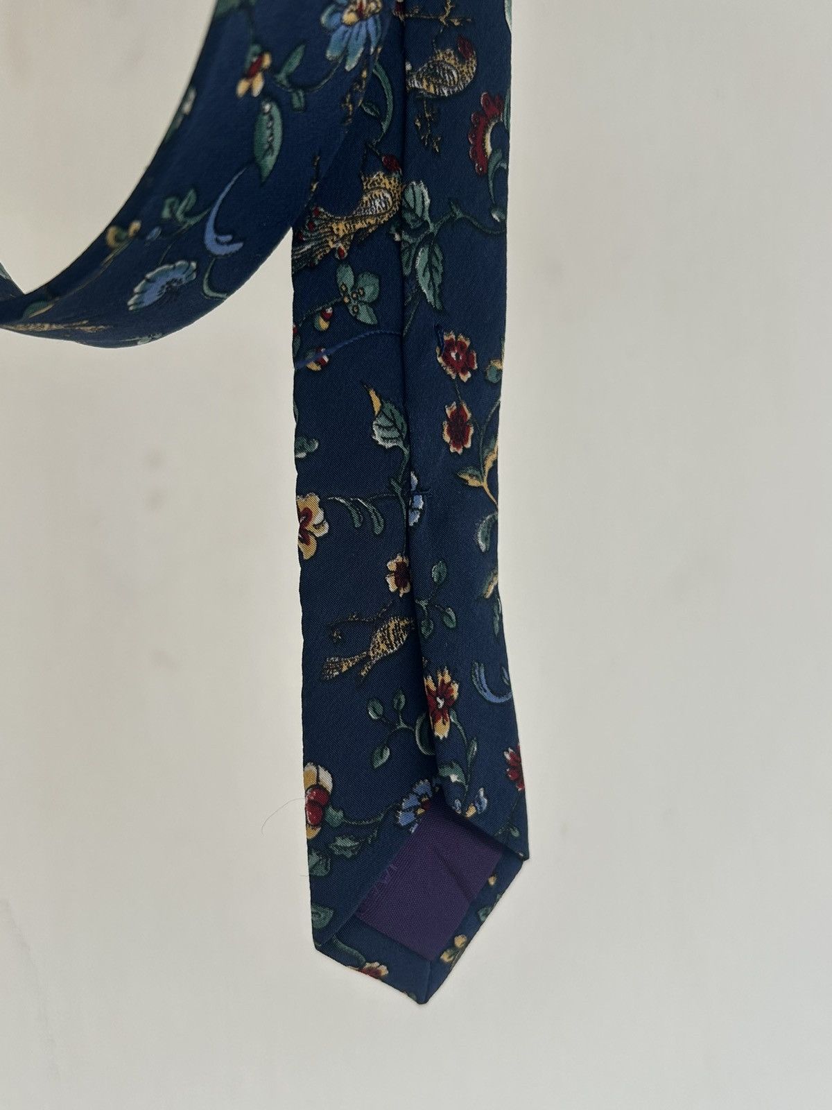 Other Nina Rici Vintage Floral Tie Blue Size ONE SIZE - 4 Thumbnail