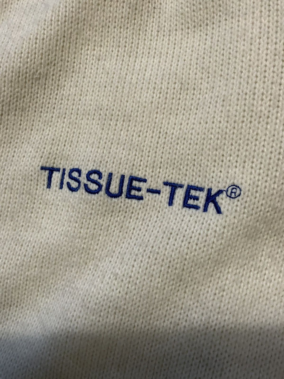 Vintage Vintage 70s 80s Tissue-Tek Lab Knit Stripe Cardigan Sweater Size US XL / EU 56 / 4 - 5 Thumbnail