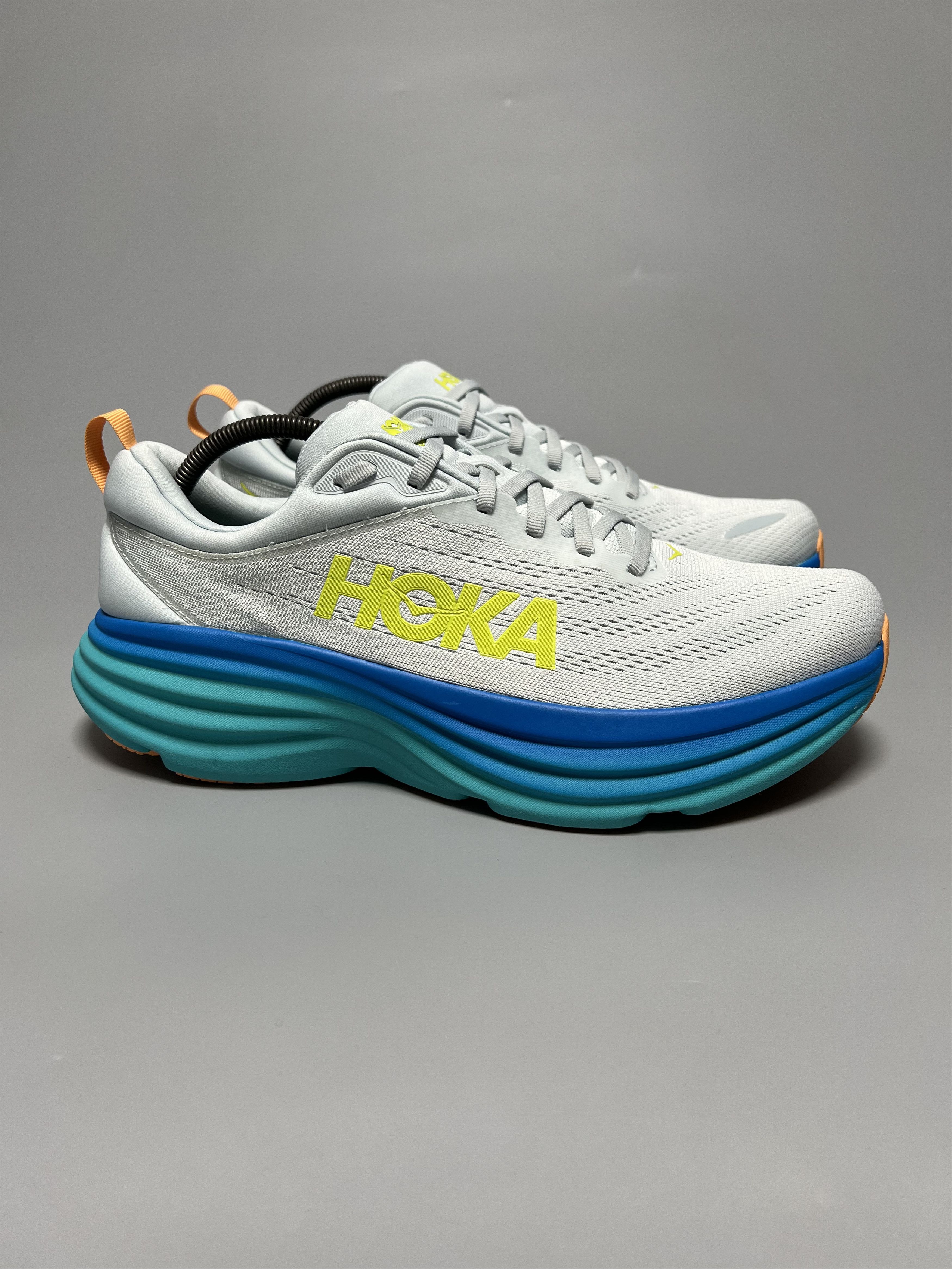 Hoka 12D Hoka One One Bondi 8 Men's Running Shoes Walking Gym Size US 12 / EU 45 - 2 Thumbnail