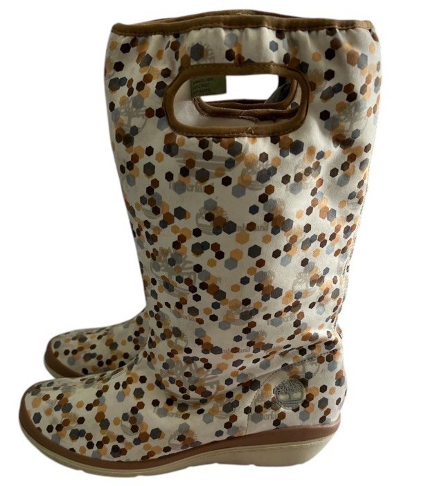 Timberland Timberland Women Boots Kickadilla Cream Beige Medium 84374 Size US 8 / IT 38 - 4 Thumbnail