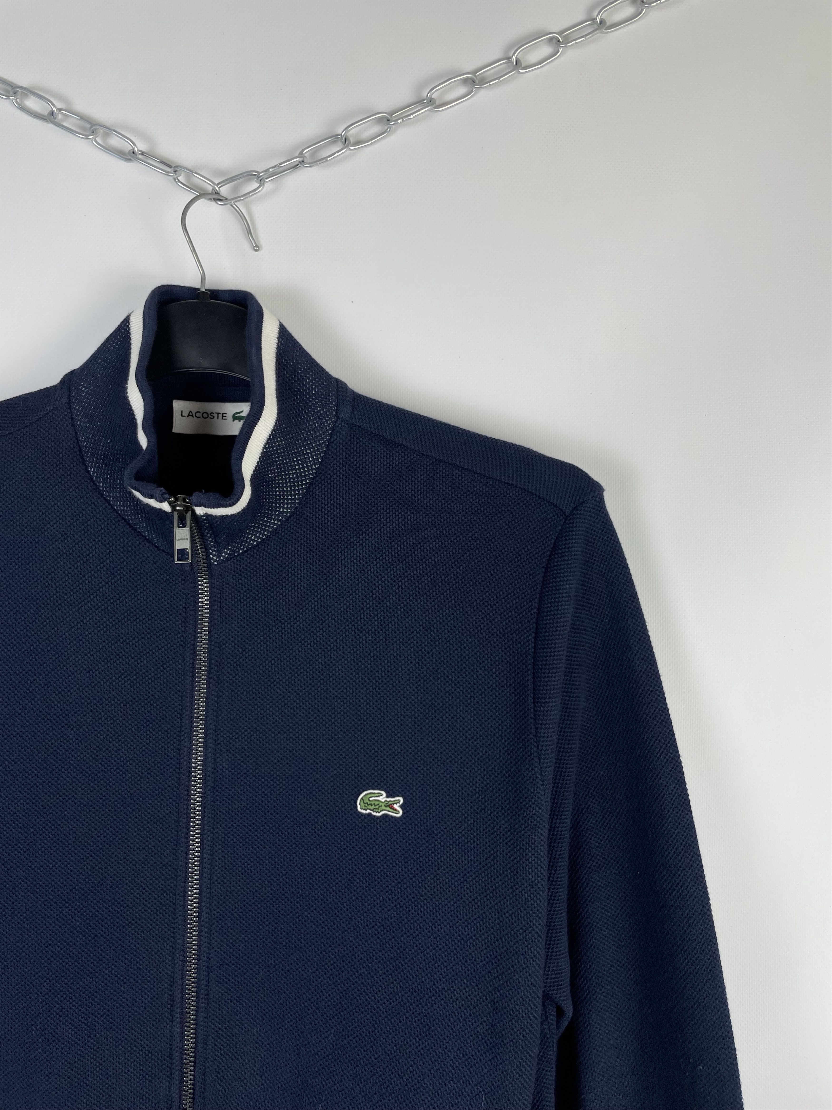 Lacoste Y2K Vintage Lacoste Zip Knitwear Size US S / EU 44-46 / 1 - 4 Thumbnail
