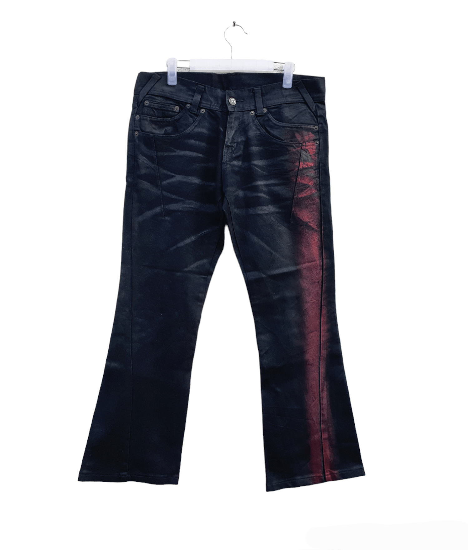 Tornado Mart Sample Flared Waxed Denim | Grailed