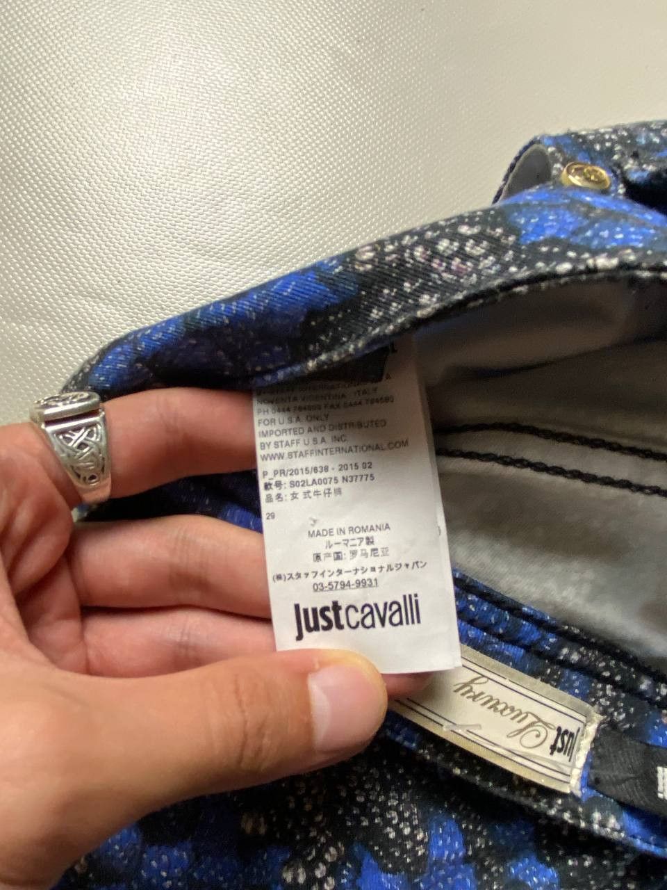 Just Cavalli Vintage Jeans Archive Just Cavalli Italy Size 29" - 10 Thumbnail