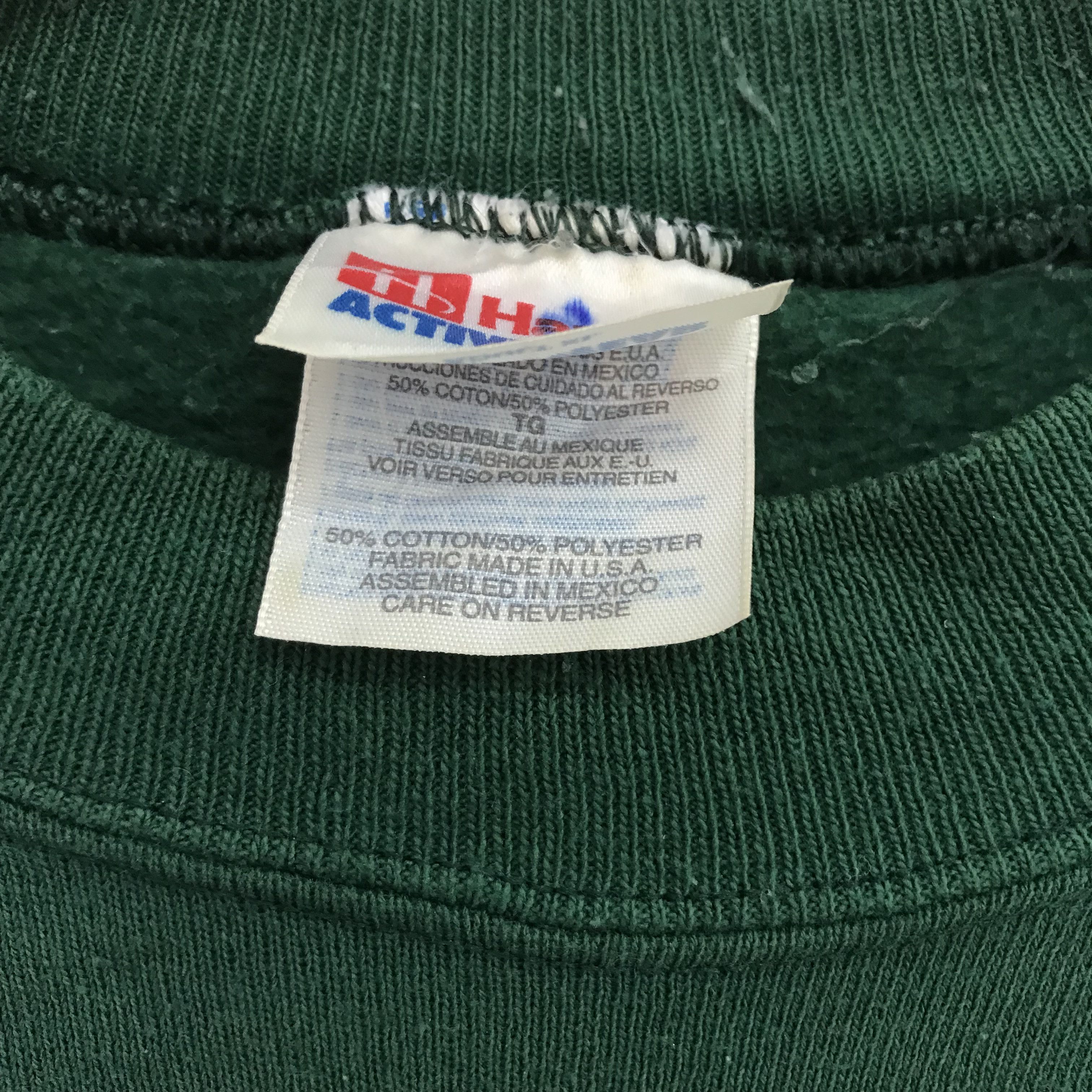 Hanes vintage hanes sweatshirt green - 616 Size US XL / EU 56 / 4 - 10 Thumbnail