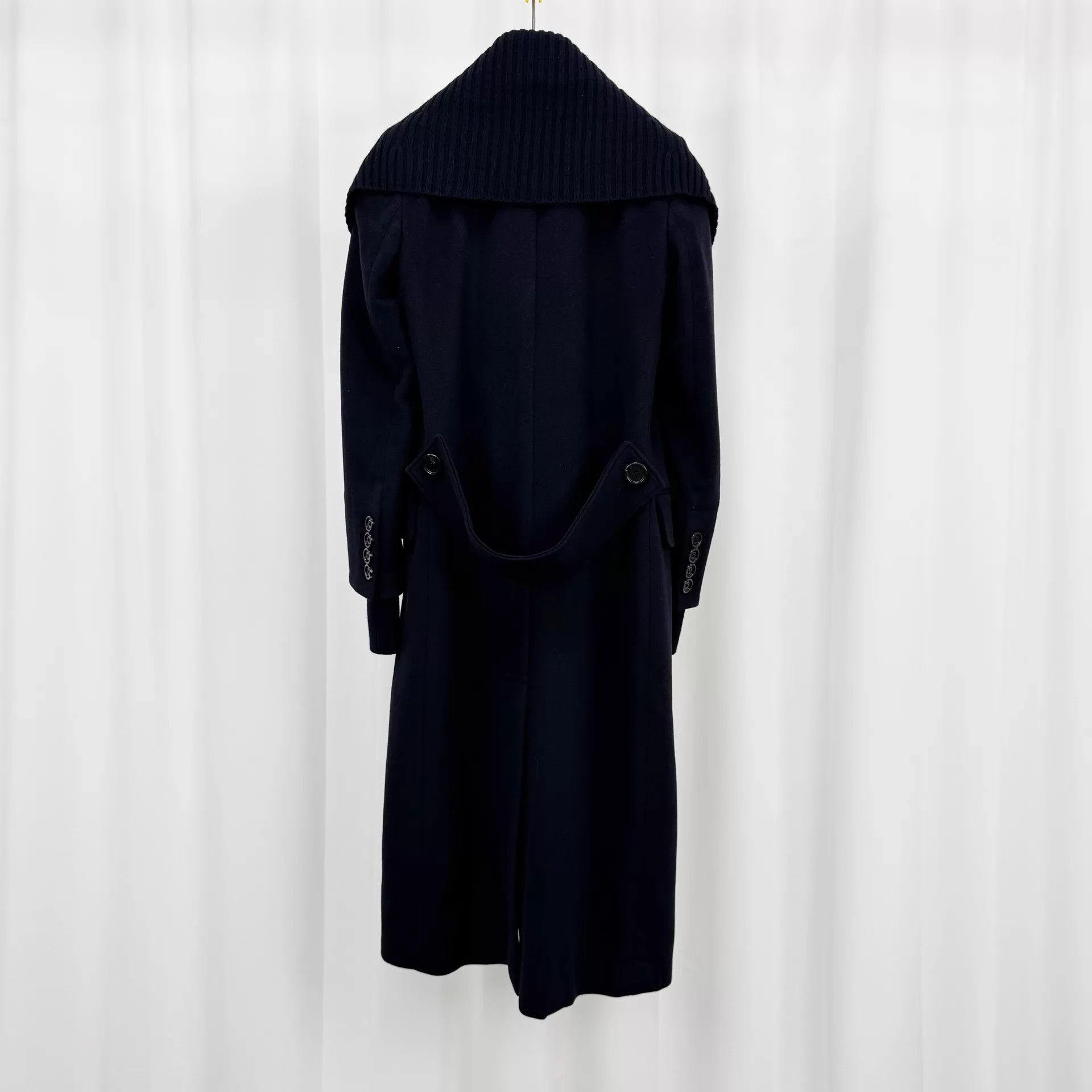 Burberry Burberry DB Cashmere Coat UK2 99N Removable Fur Size XXS / US 00 / IT 34 - 2 Thumbnail