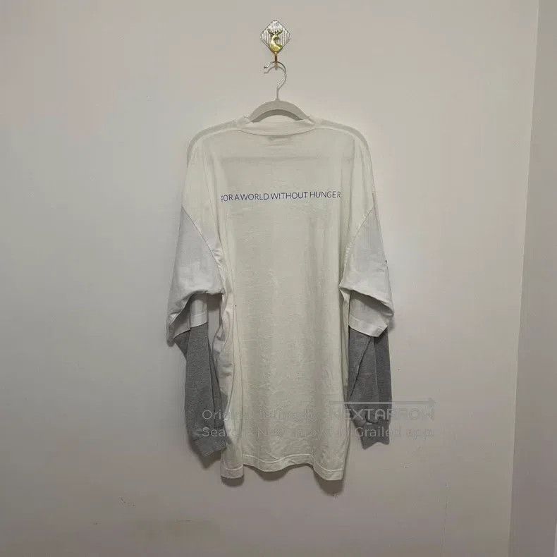 Balenciaga Balenciaga White gray WFP joint long-sleeved fake two piec Size US S / EU 44-46 / 1 - 2 Thumbnail